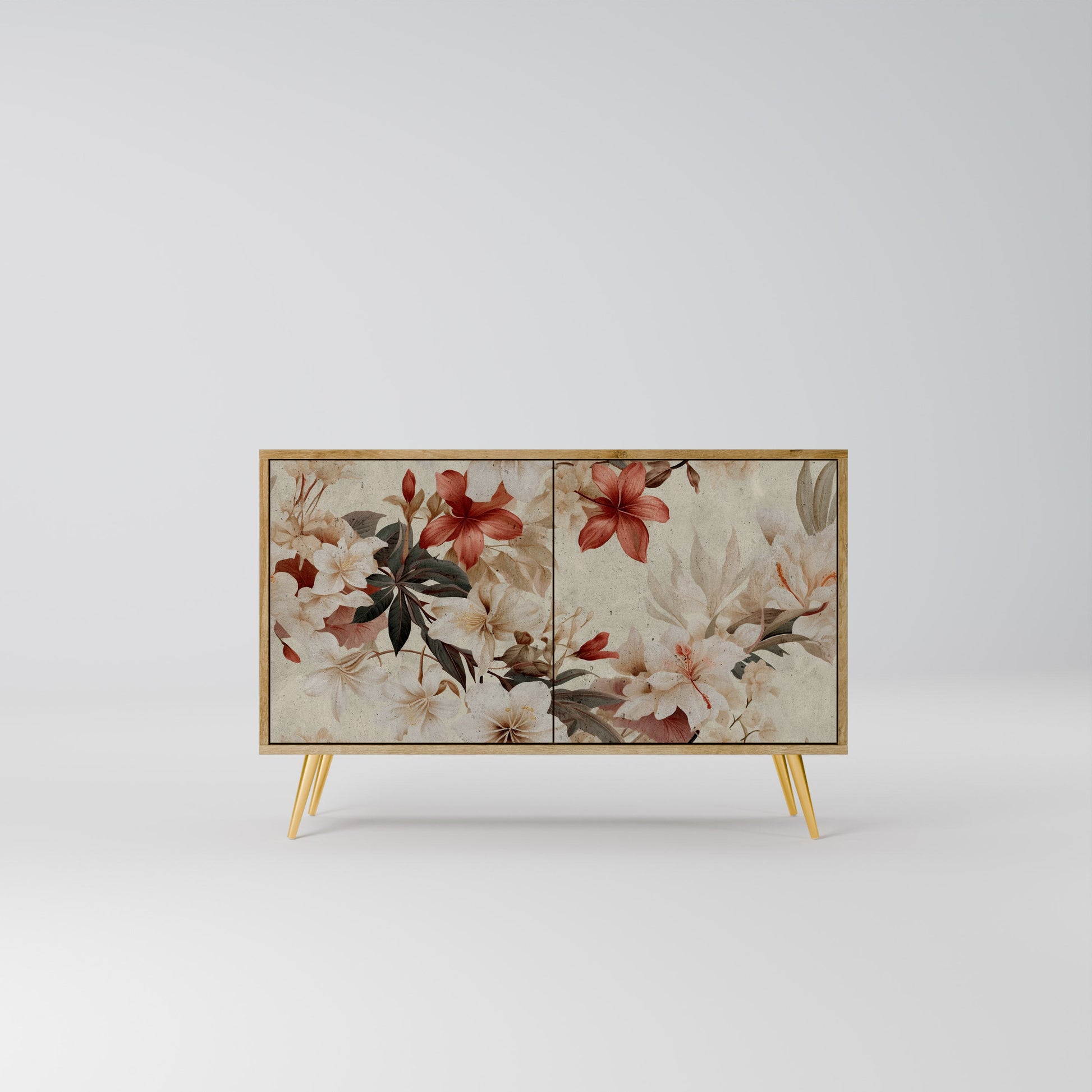 PETAL HARMONY 2-Door Sideboard in Oak Effect