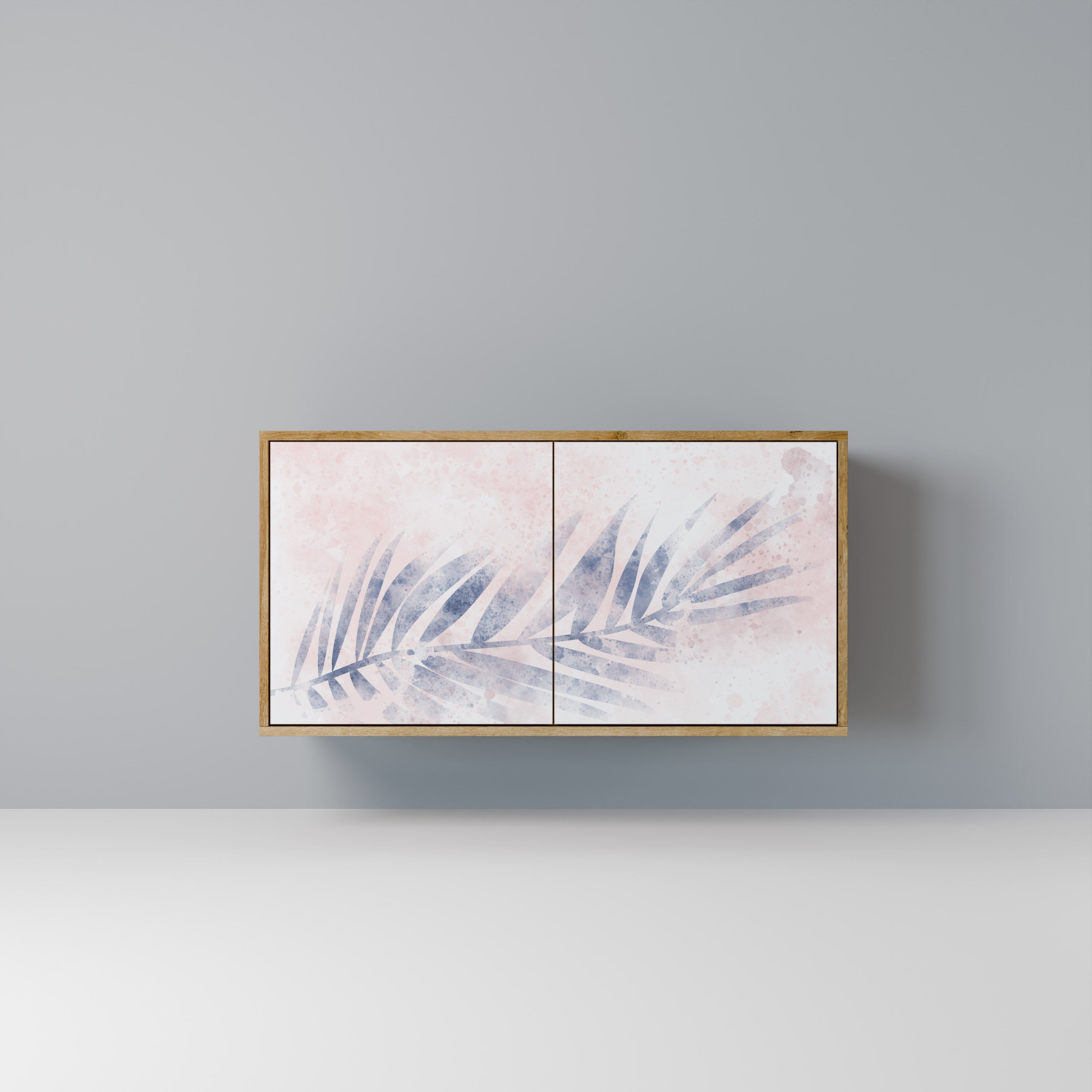 Buffet 2 portes TIMELESS FLOAT effet chêne