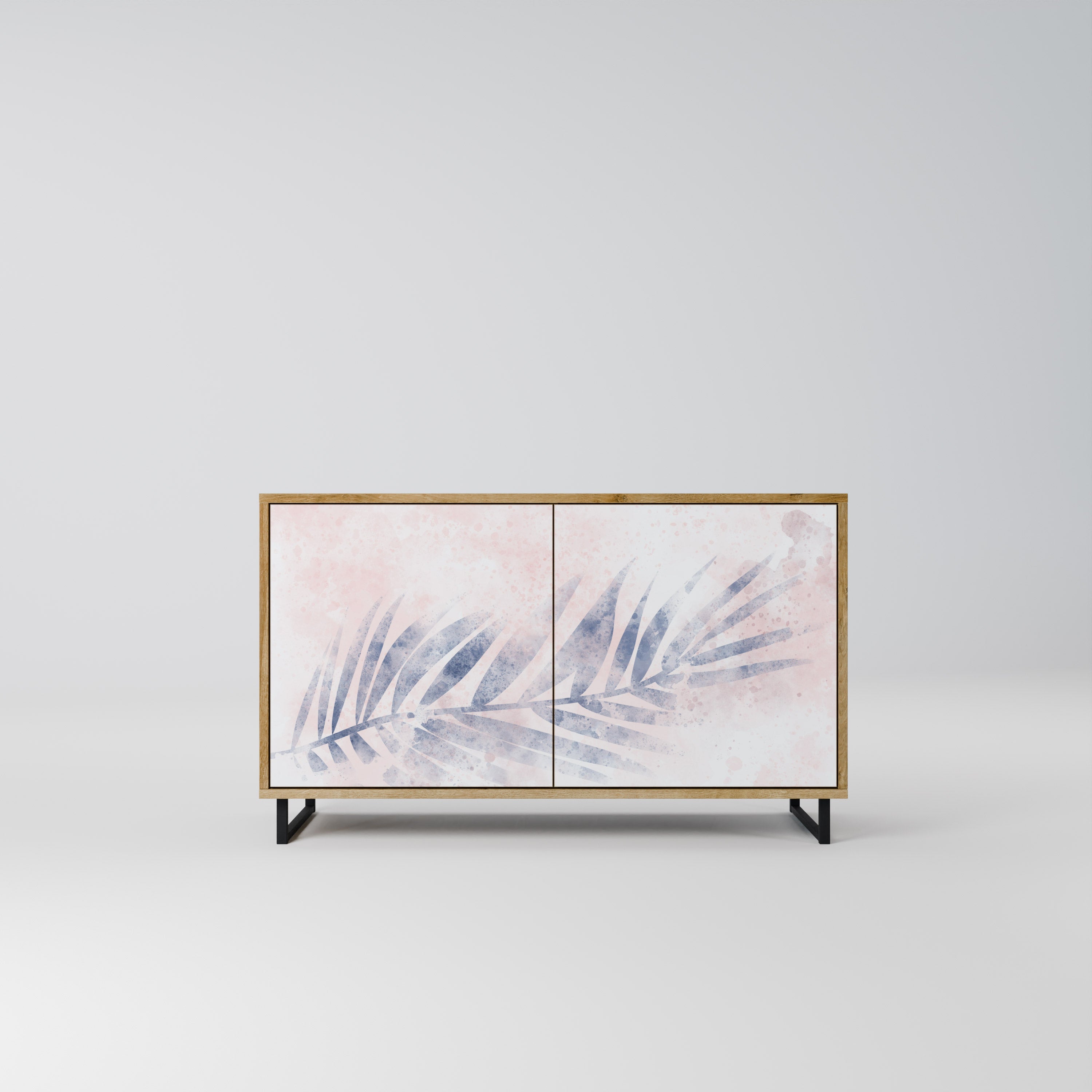 Buffet 2 portes TIMELESS FLOAT effet chêne