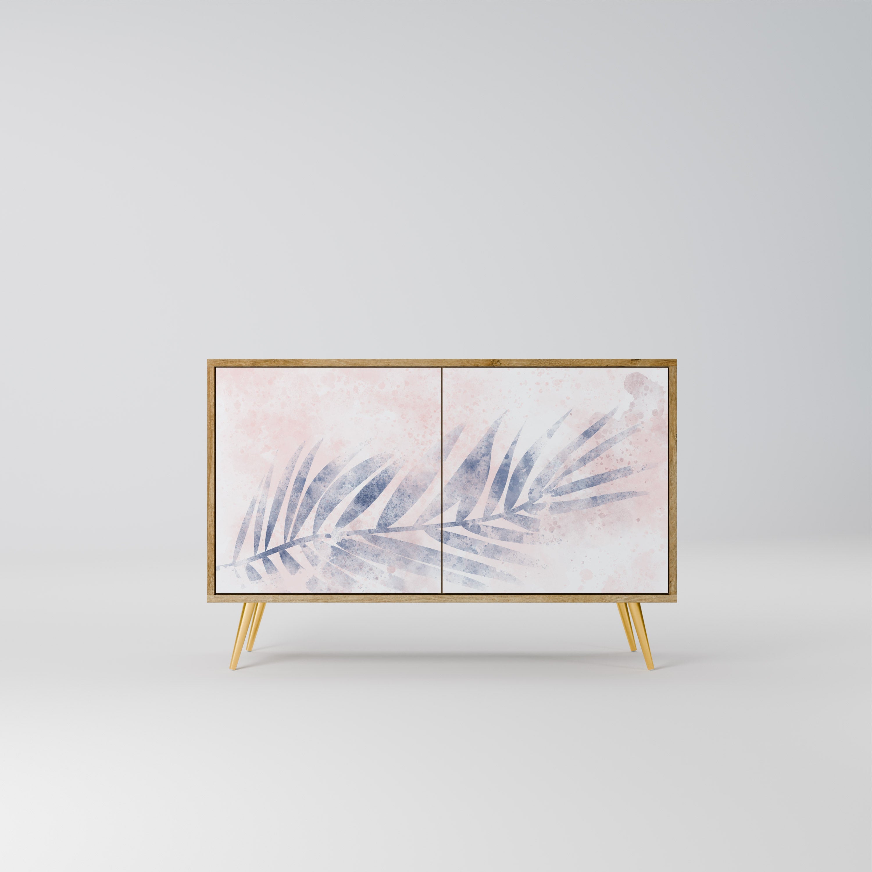 Buffet 2 portes TIMELESS FLOAT effet chêne