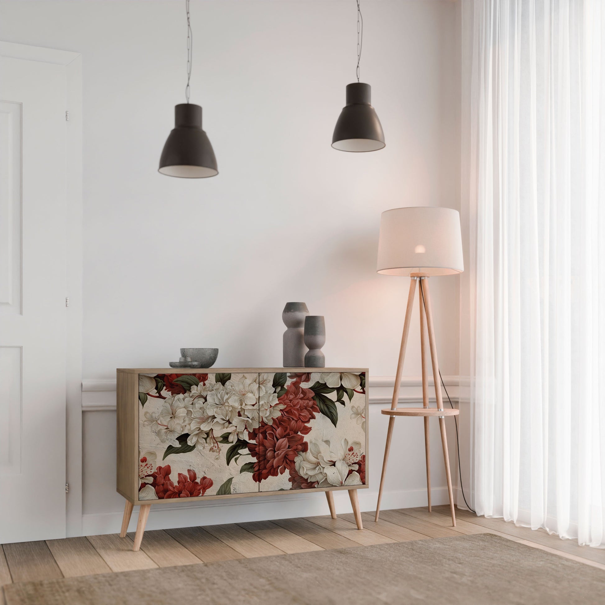 EPHEMERAL DAYS 2-Door Sideboard in Oak Effect