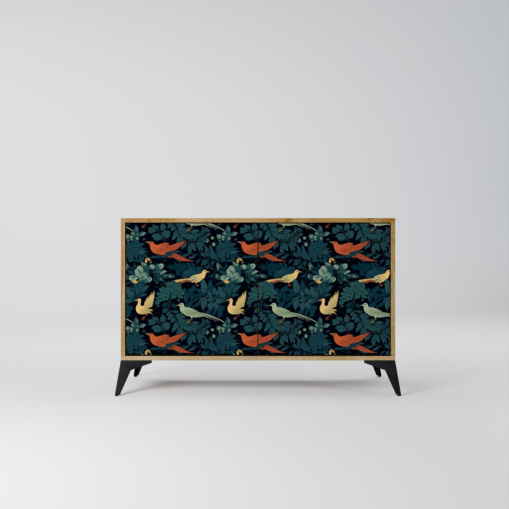FOWL ORNAMENT 2-Door Sideboard in Oak Effect