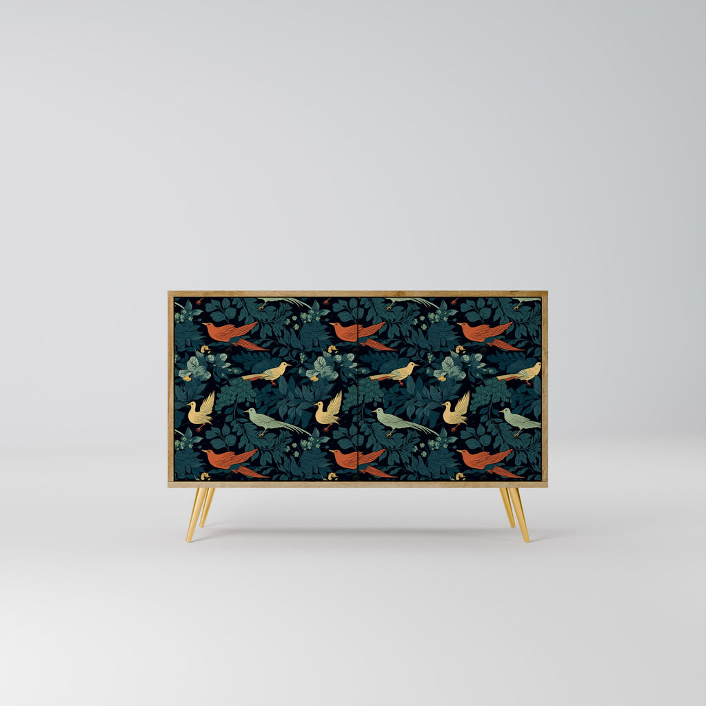 FOWL ORNAMENT 2-Door Sideboard in Oak Effect