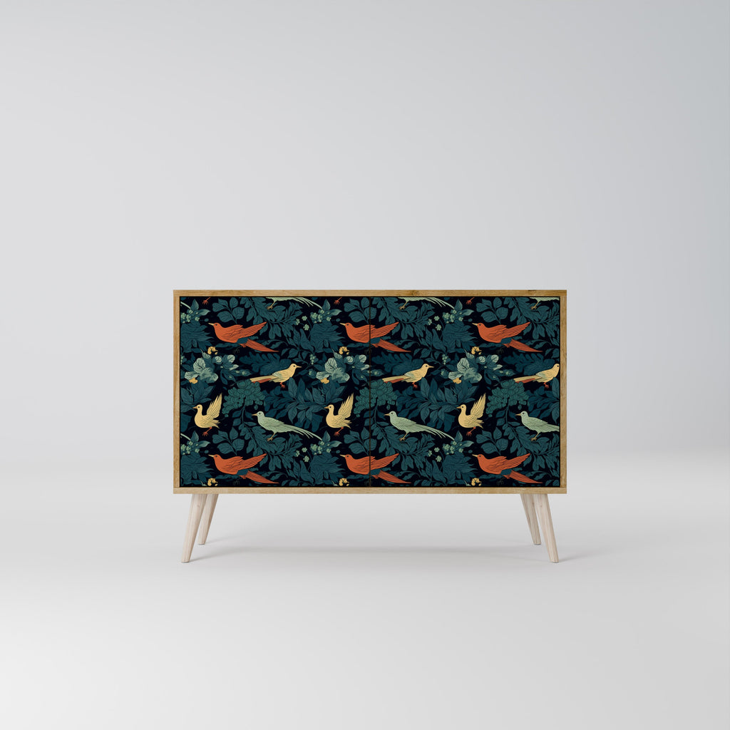FOWL ORNAMENT 2-Door Sideboard in Oak Effect