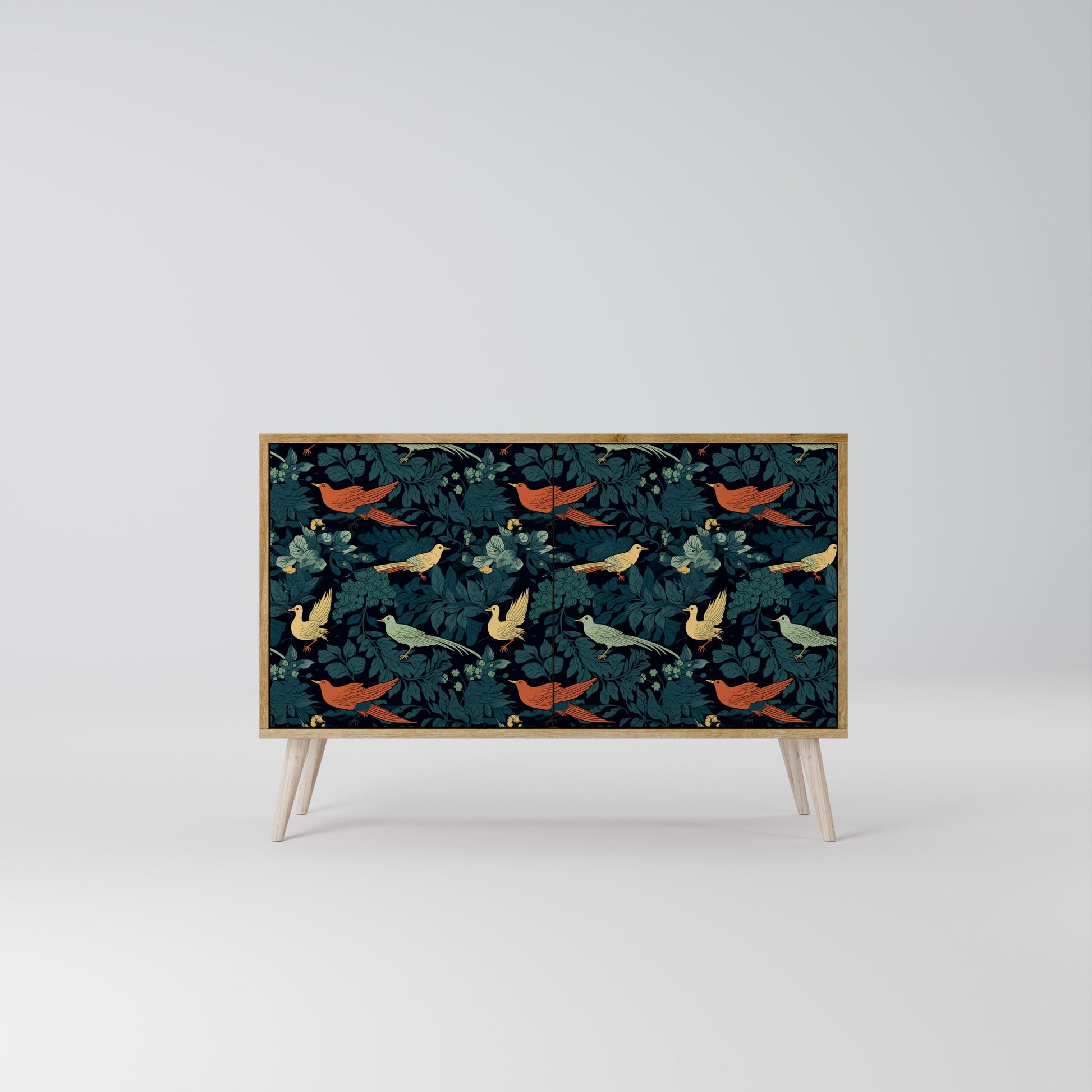 FOWL ORNAMENT 2-Door Sideboard in Oak Effect