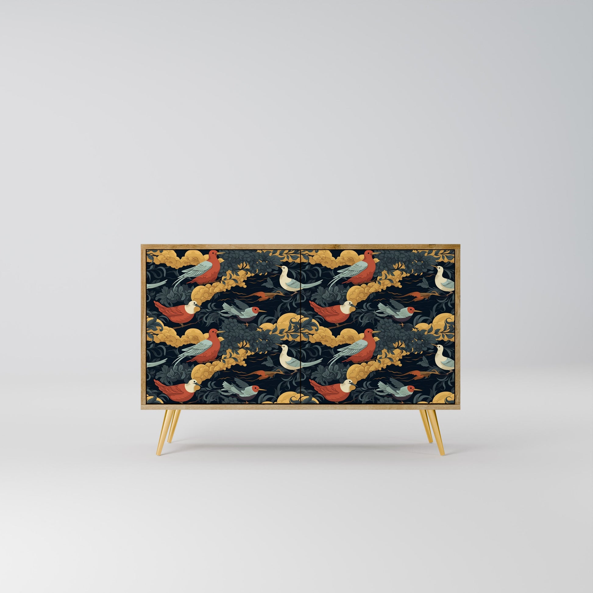 FOWLY DAZE 2-Door Sideboard in Oak Effect