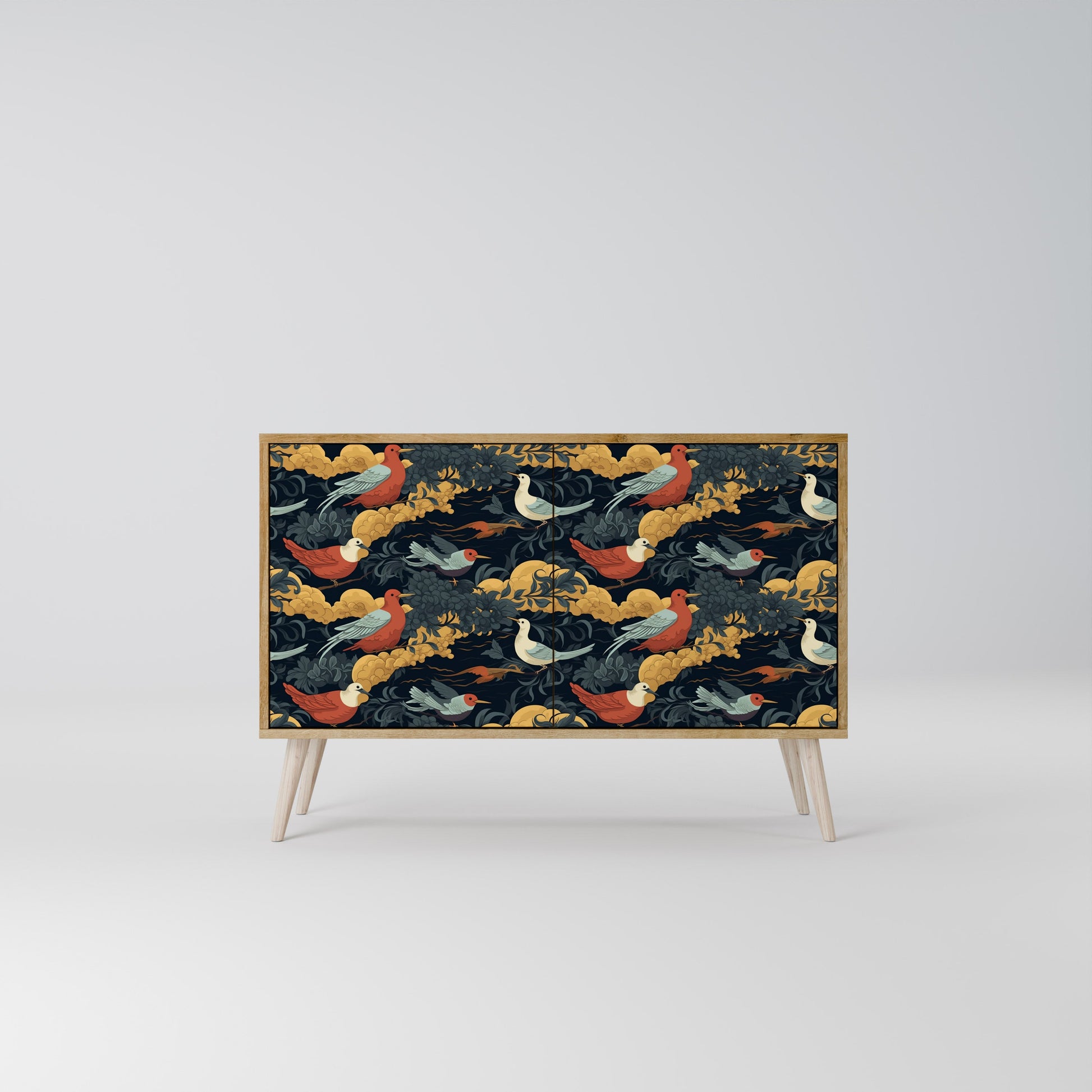 FOWLY DAZE 2-Door Sideboard in Oak Effect