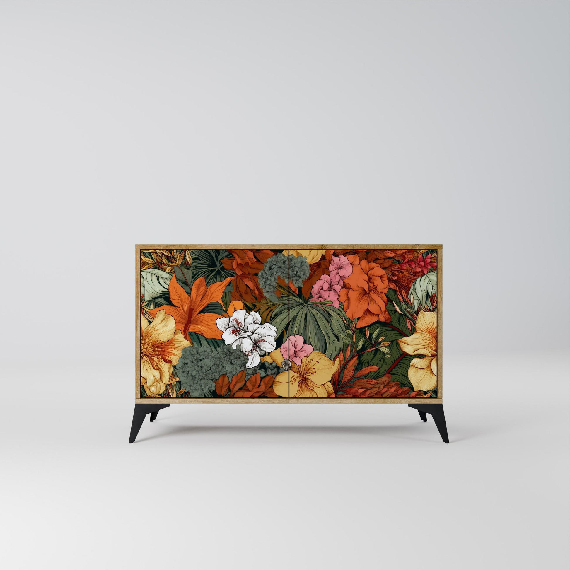 RADIANT FLORA 2-Door Sideboard in Oak Effect