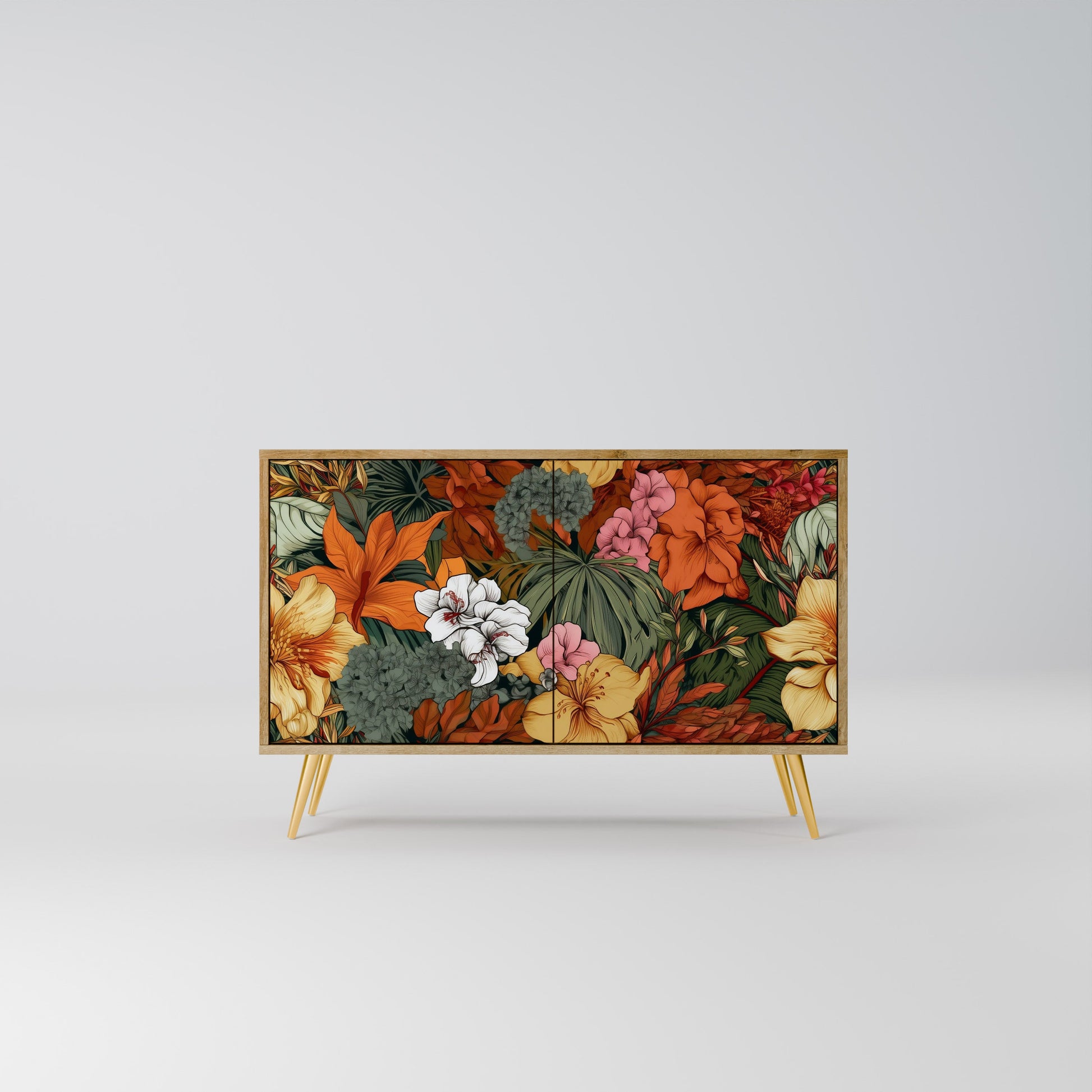 RADIANT FLORA 2-Door Sideboard in Oak Effect