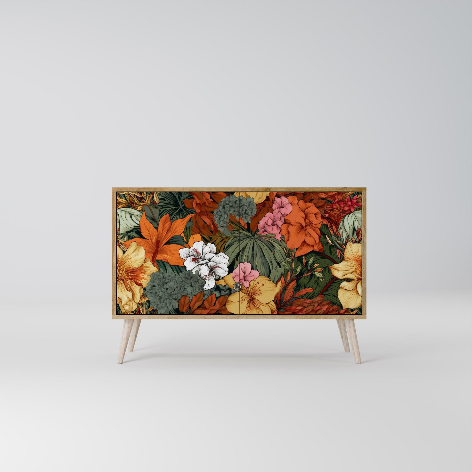 RADIANT FLORA 2-Door Sideboard in Oak Effect
