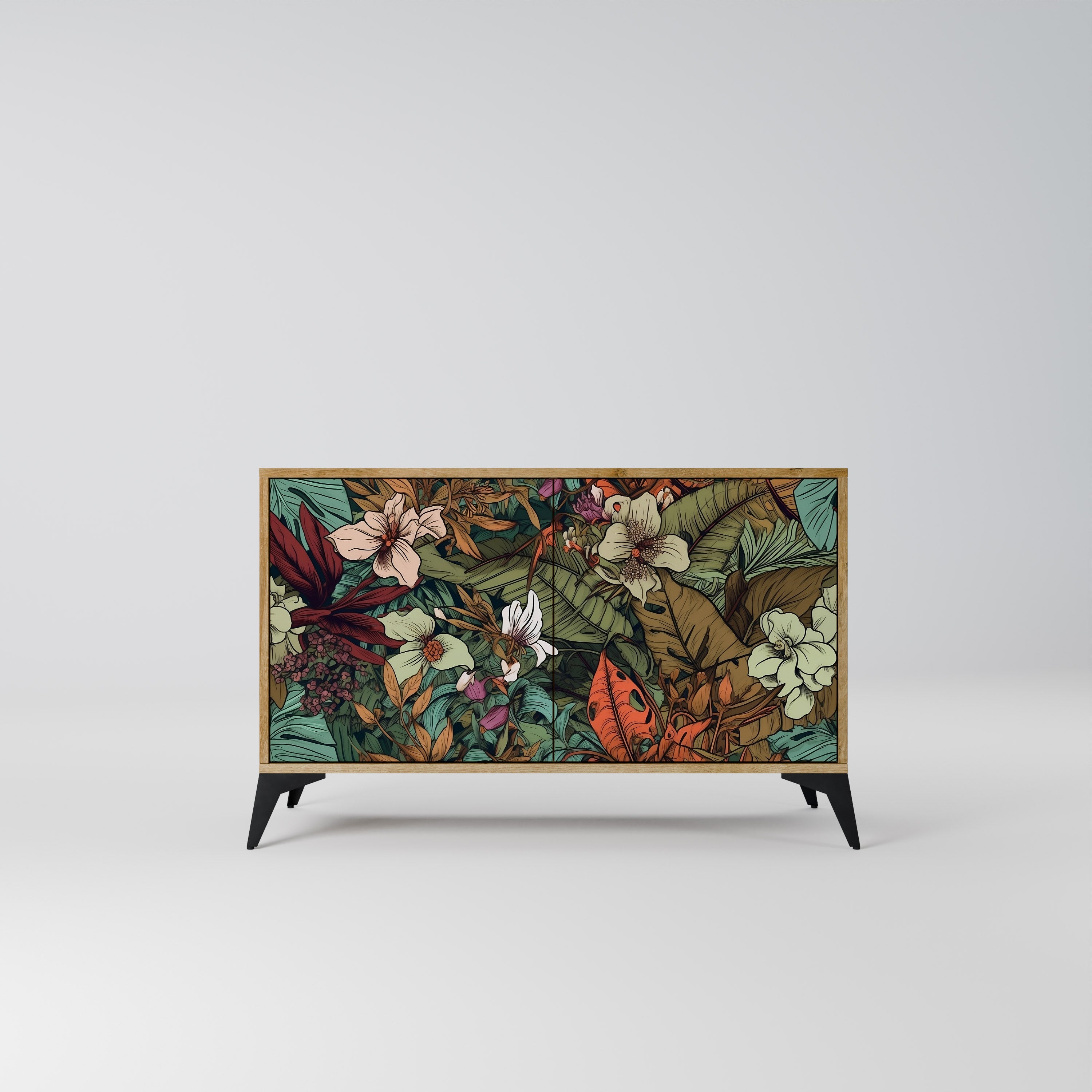 Buffet 2 portes effet chêne BOTANICAL EMERGENCE