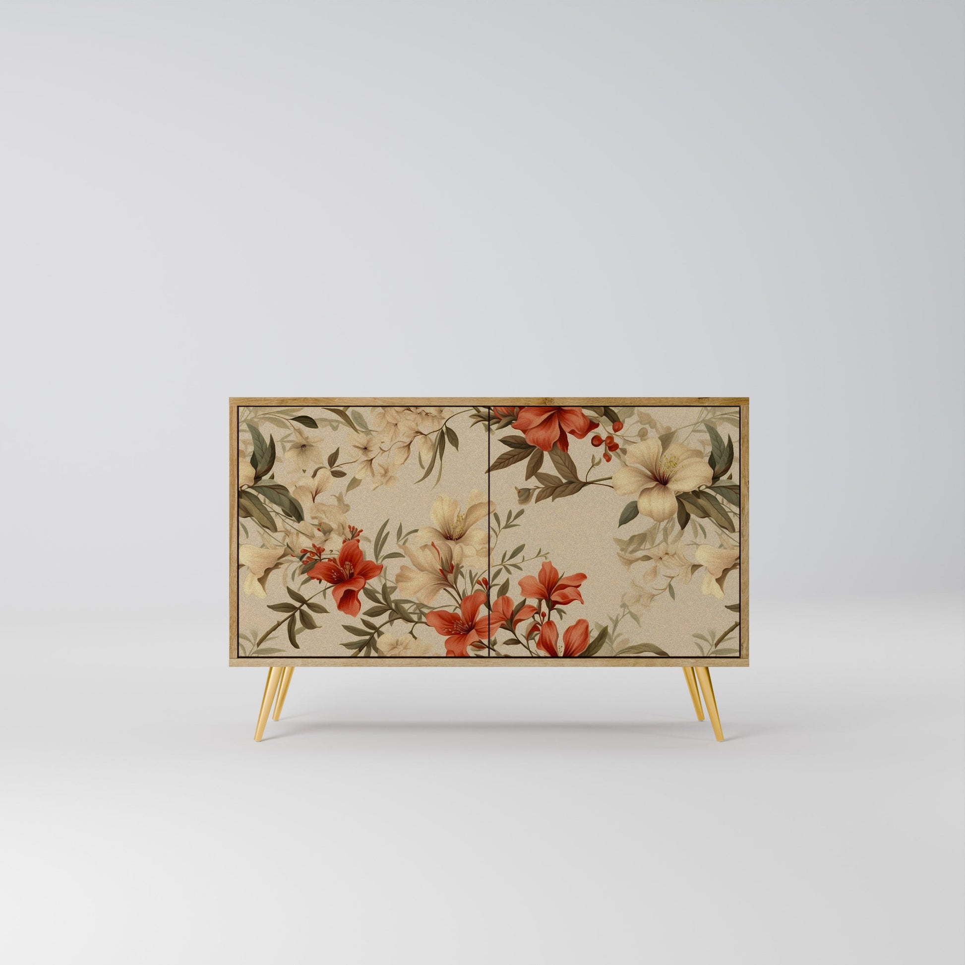 BLOOMING HARMONY 2-Door Sideboard in Oak Effect