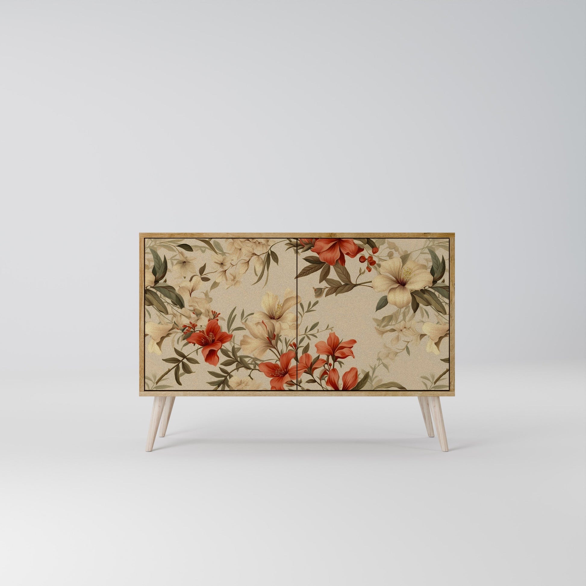 BLOOMING HARMONY 2-Door Sideboard in Oak Effect