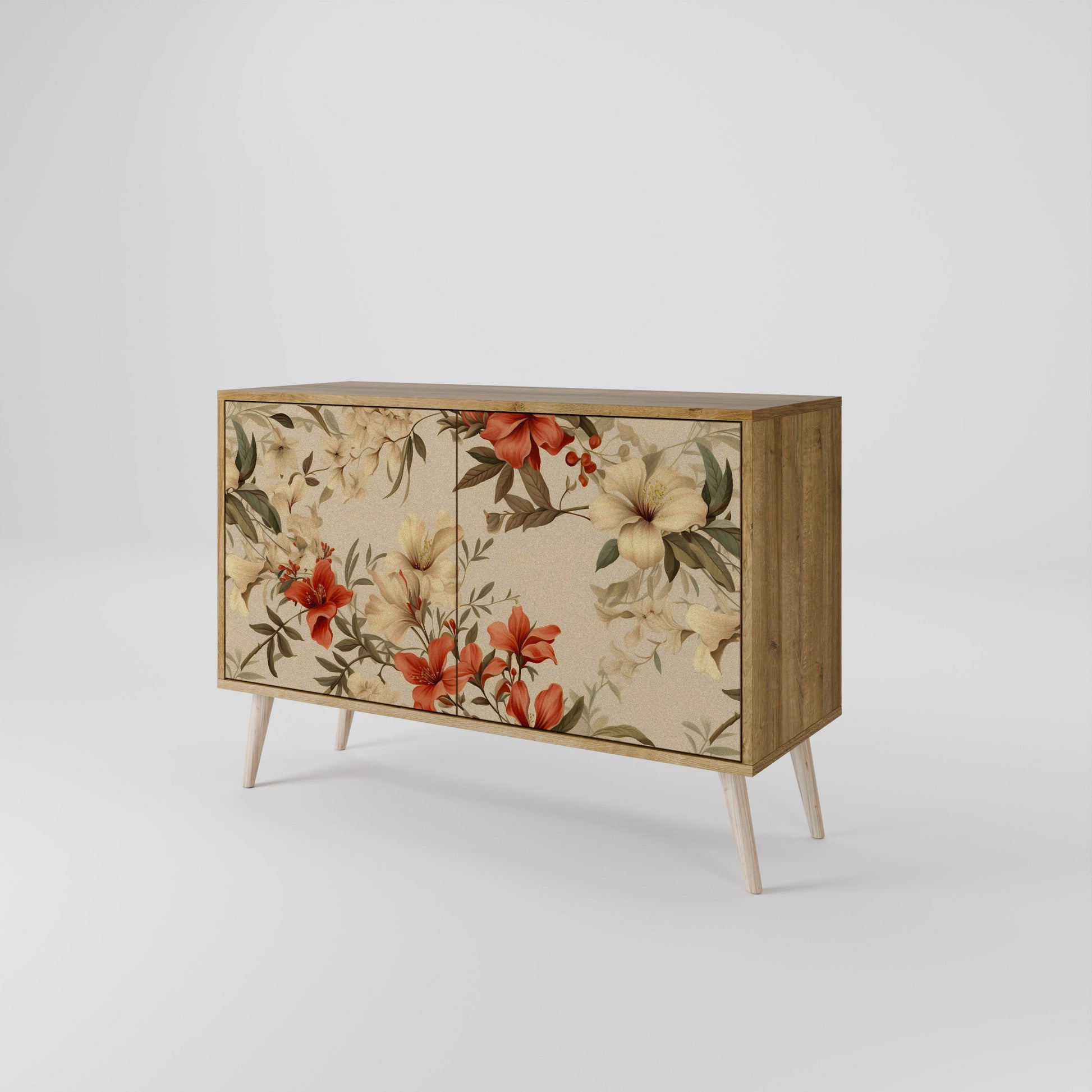 BLOOMING HARMONY 2-Door Sideboard in Oak Effect