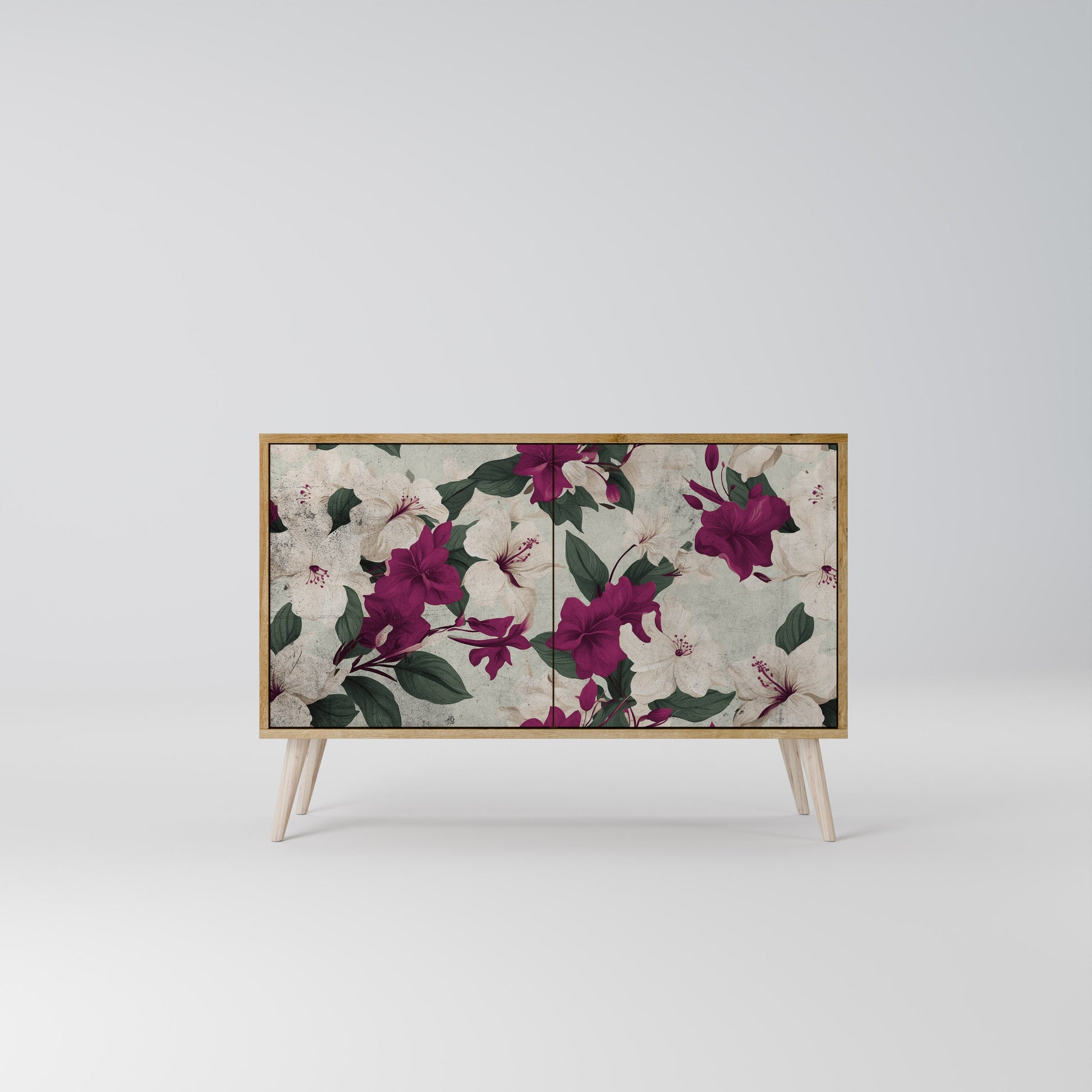 FLOWERET DREAM 2-Door Sideboard in Oak Effect