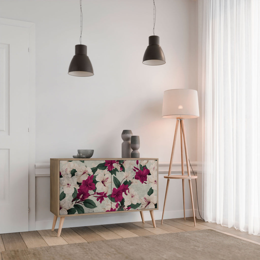 FLOWERET DREAM 2-Door Sideboard in Oak Effect
