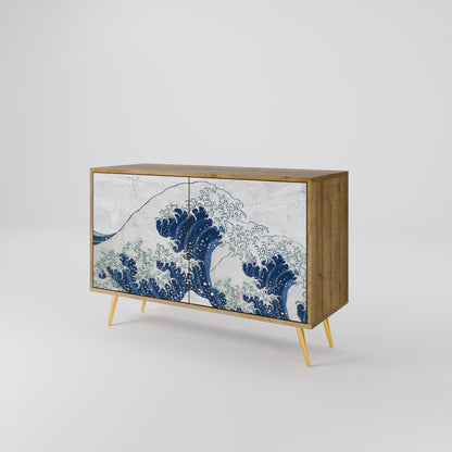 THE GREAT WAVE AT KANAGAWA 2-Door Sideboard