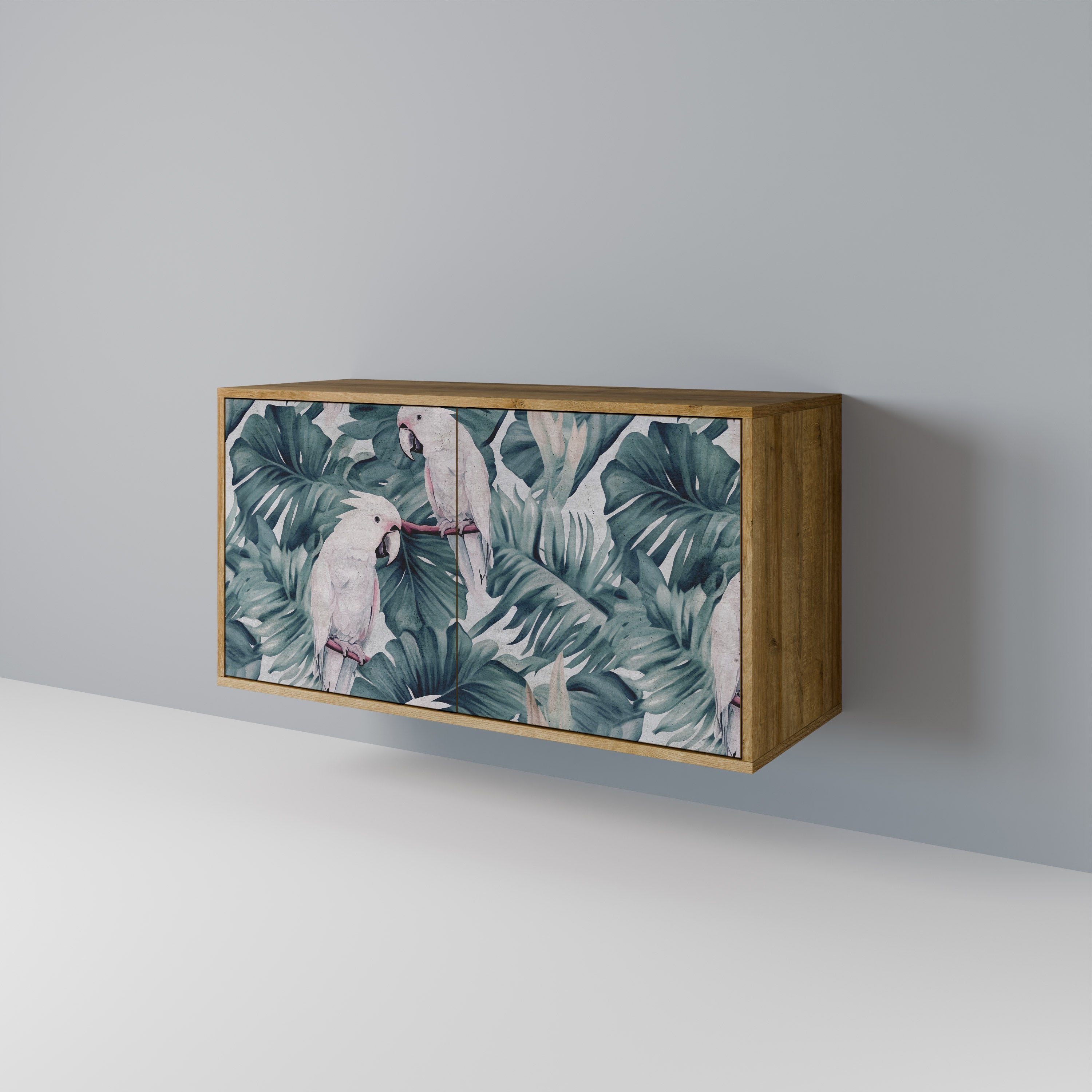 Buffet 2 portes POPINJAY LOOK effet chêne