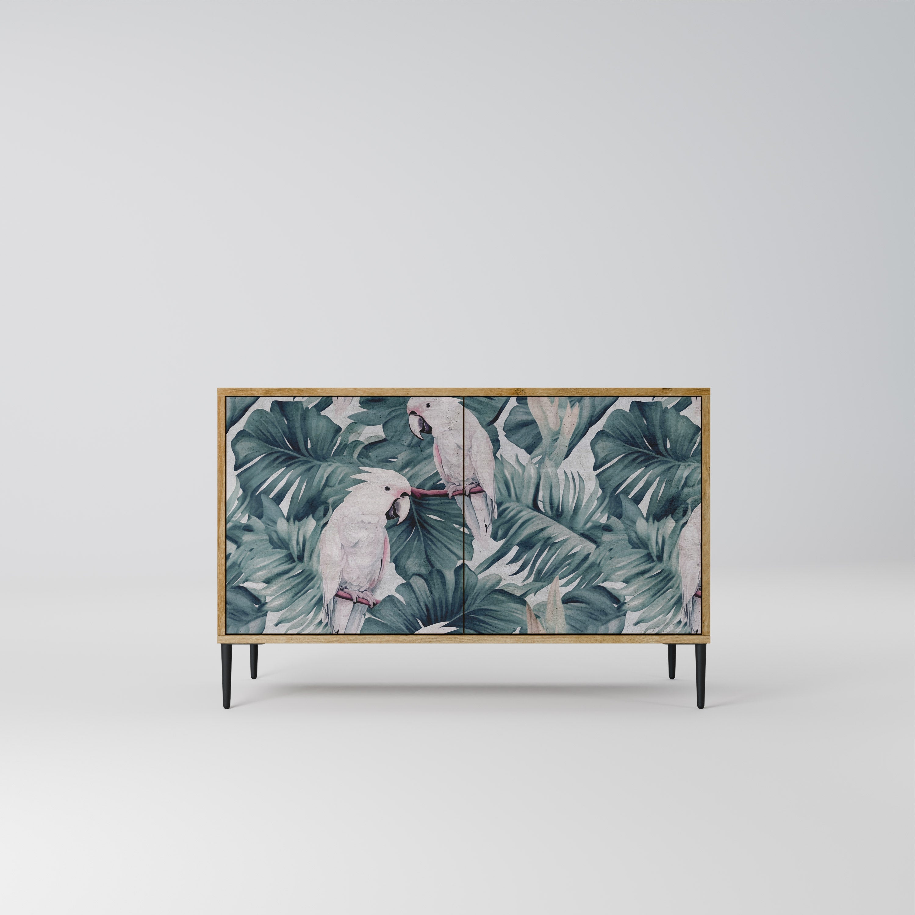 Buffet 2 portes POPINJAY LOOK effet chêne