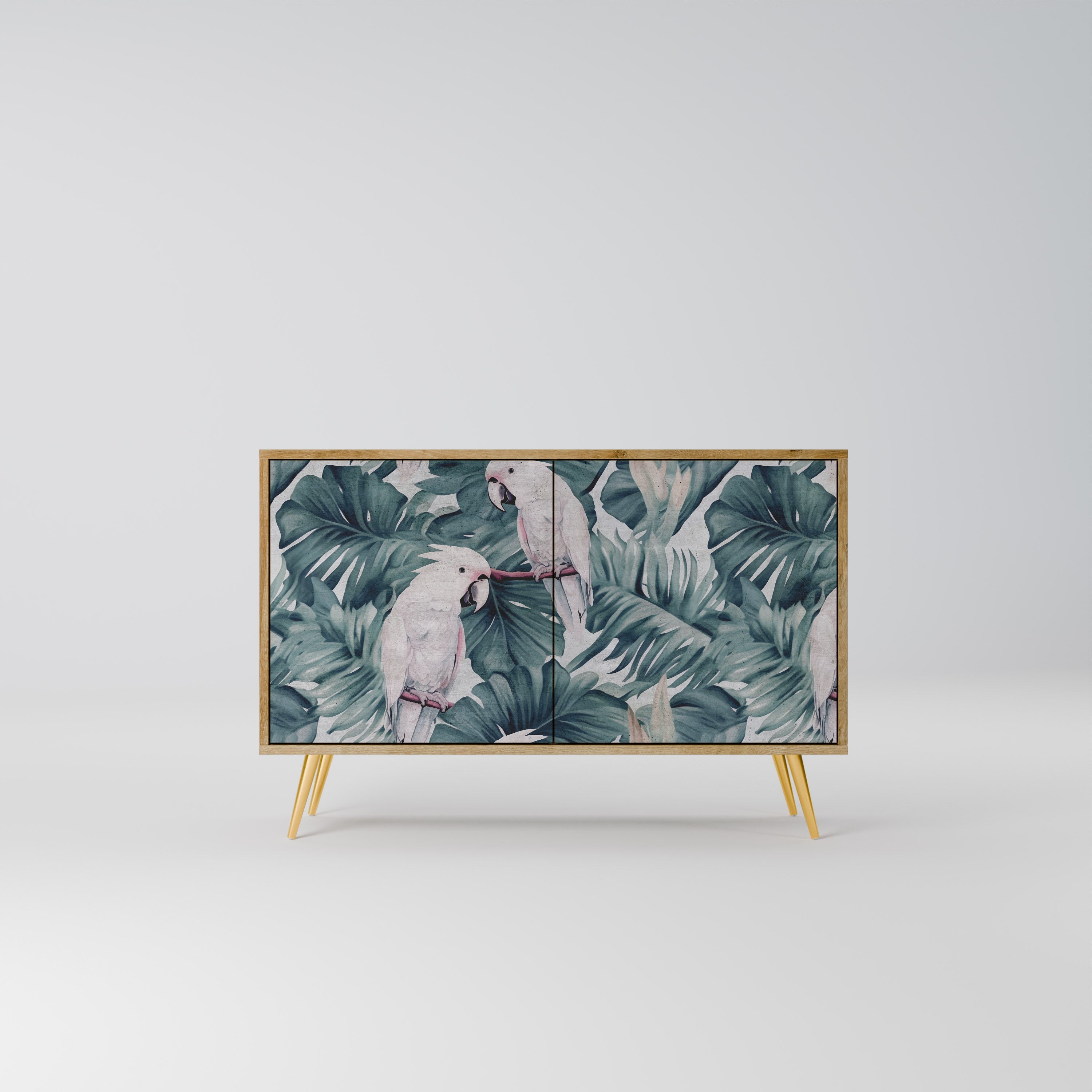 Buffet 2 portes POPINJAY LOOK effet chêne