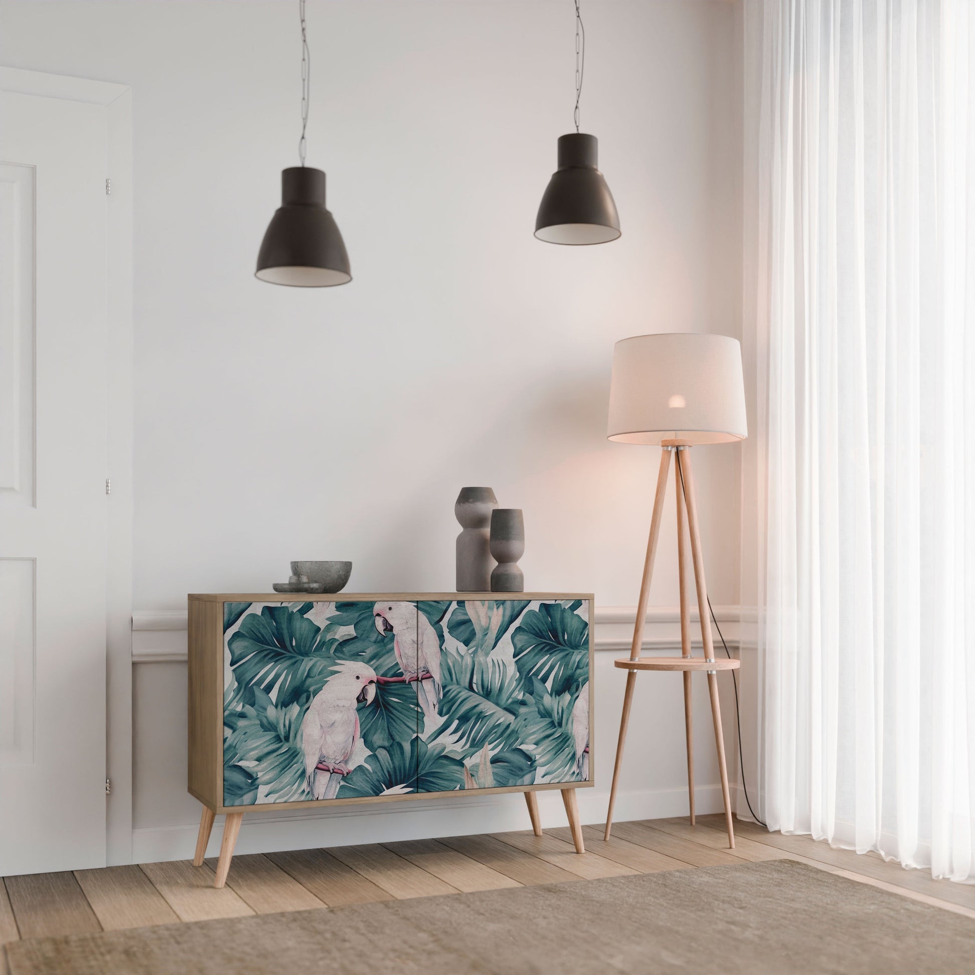 POPINJAY LOOK 2-Door Sideboard in Oak Effect