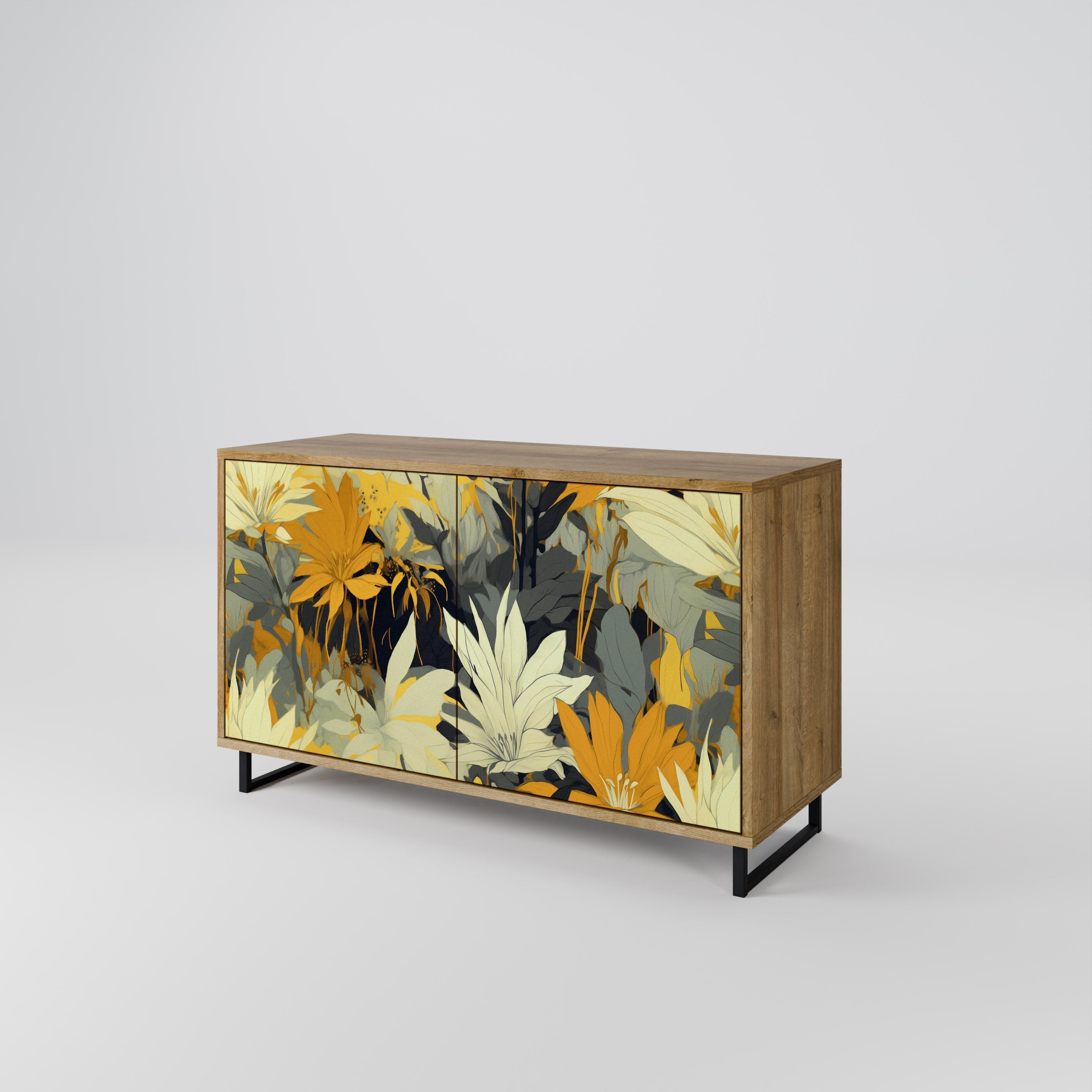 SUNKISSED LILY 2-Door Sideboard in Oak Effect