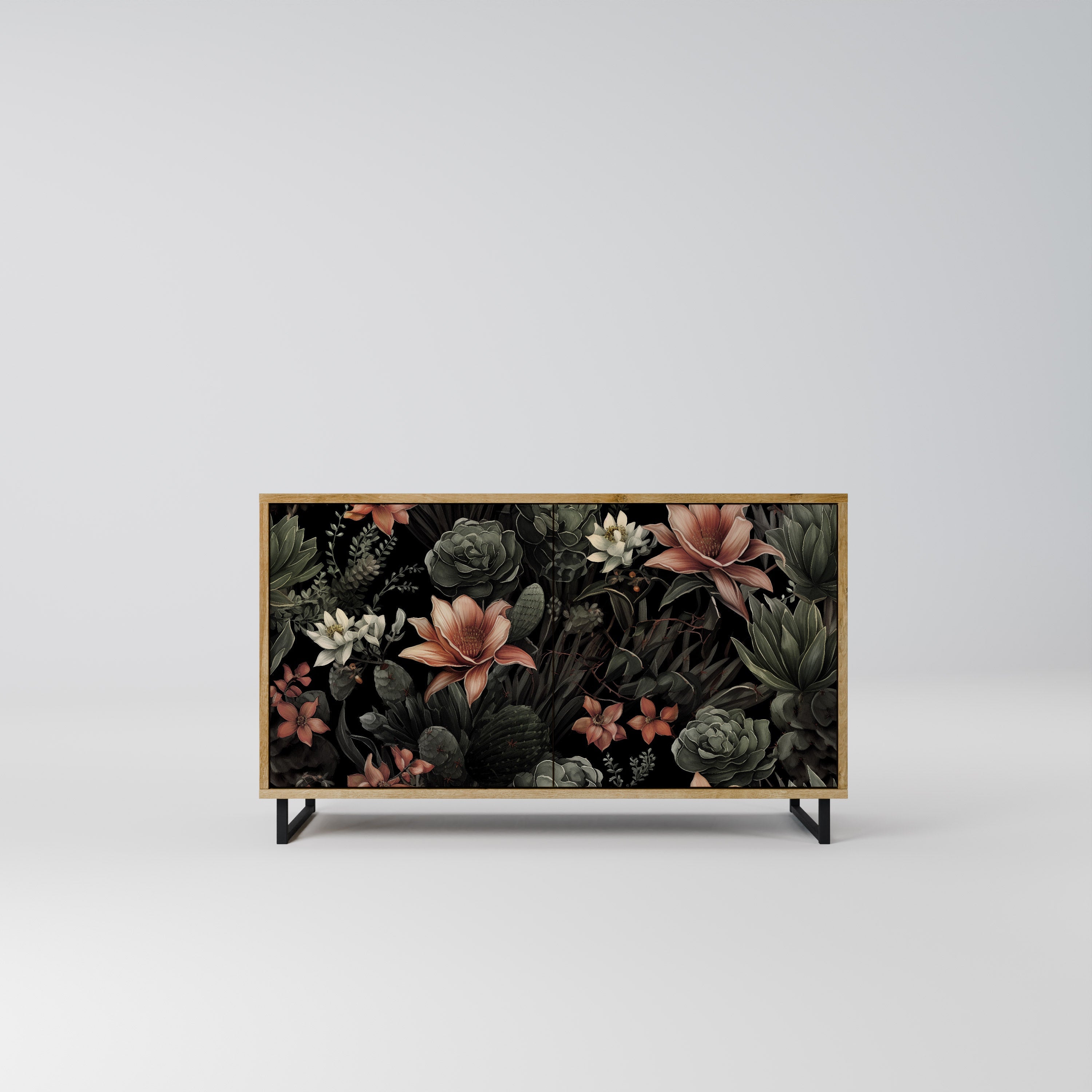 SECRET VERDURE 2-Door Sideboard in Oak Effect