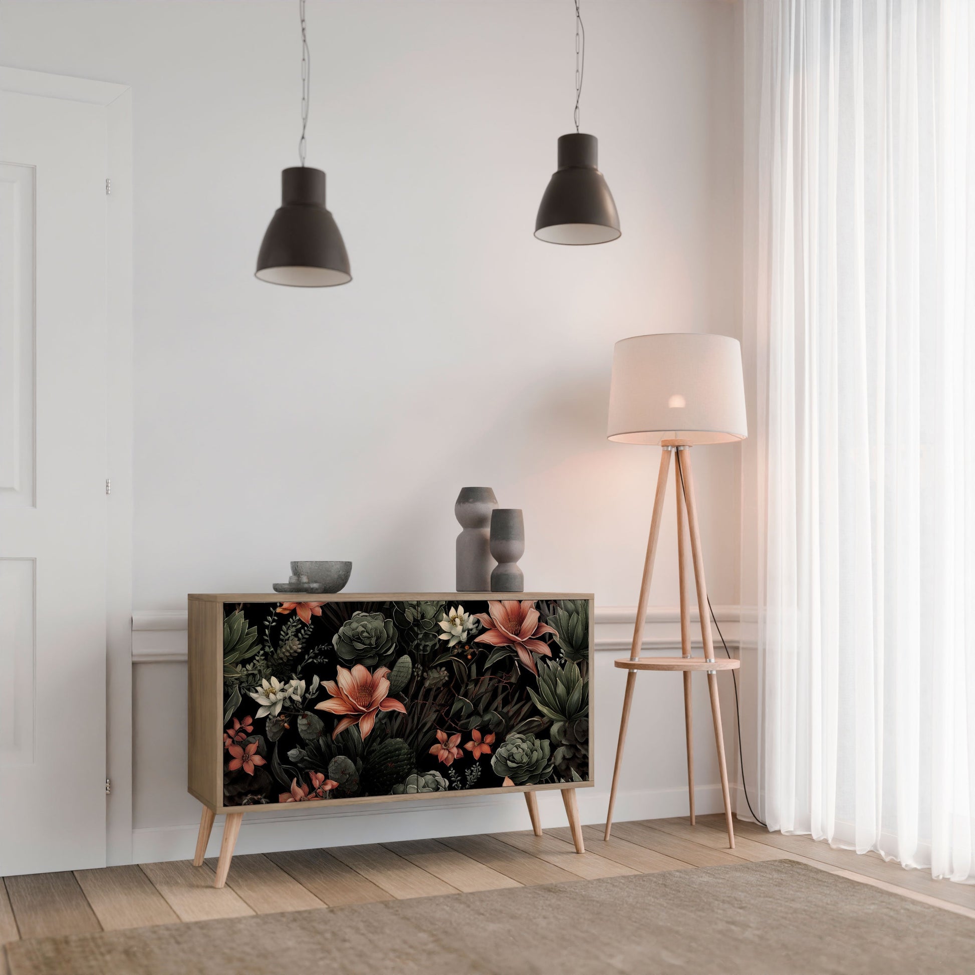 SECRET VERDURE 2-Door Sideboard in Oak Effect