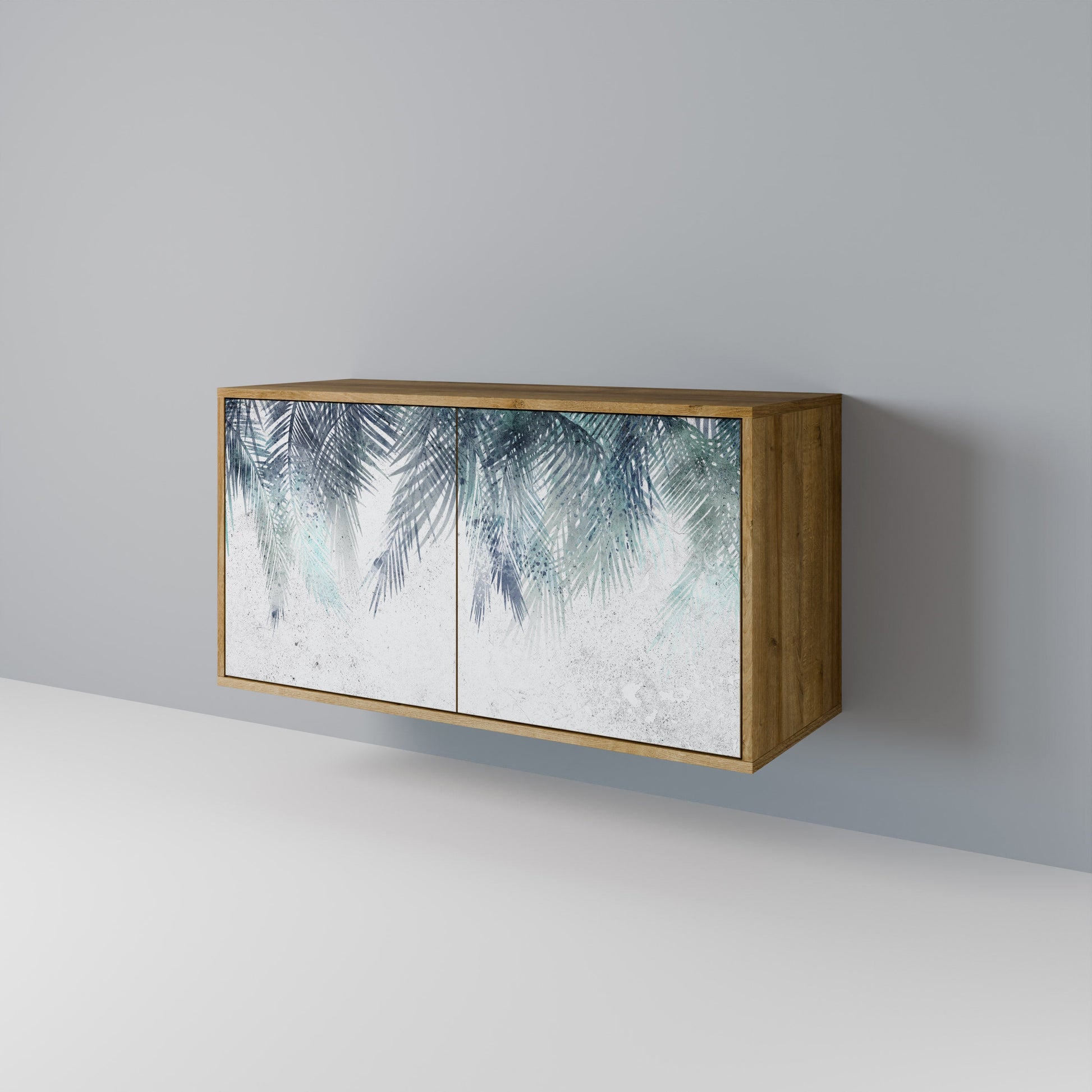 PALM VEIL 2-Door Sideboard in Oak Effect