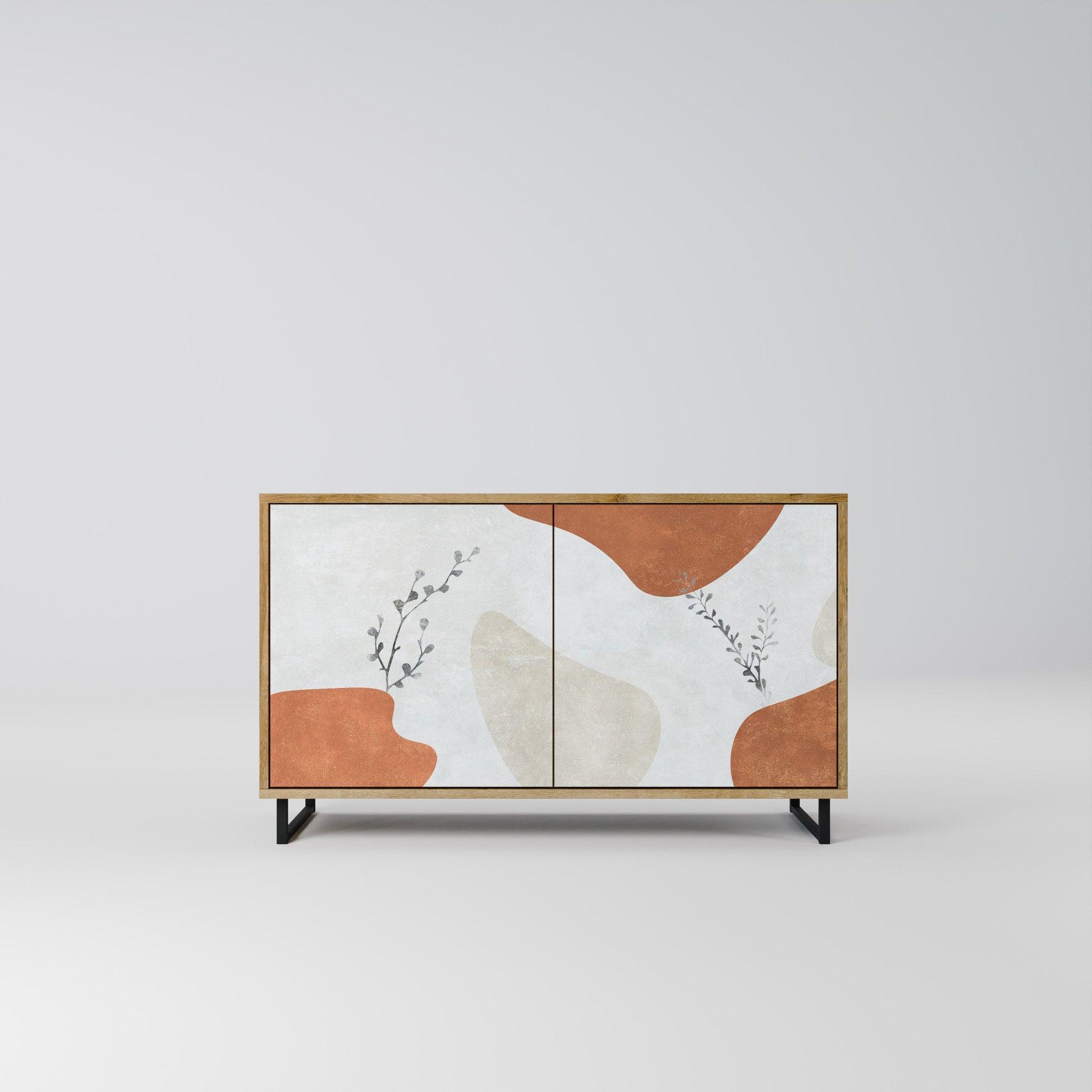 TRANQUIL TWIG 2-Door Sideboard in Oak Effect