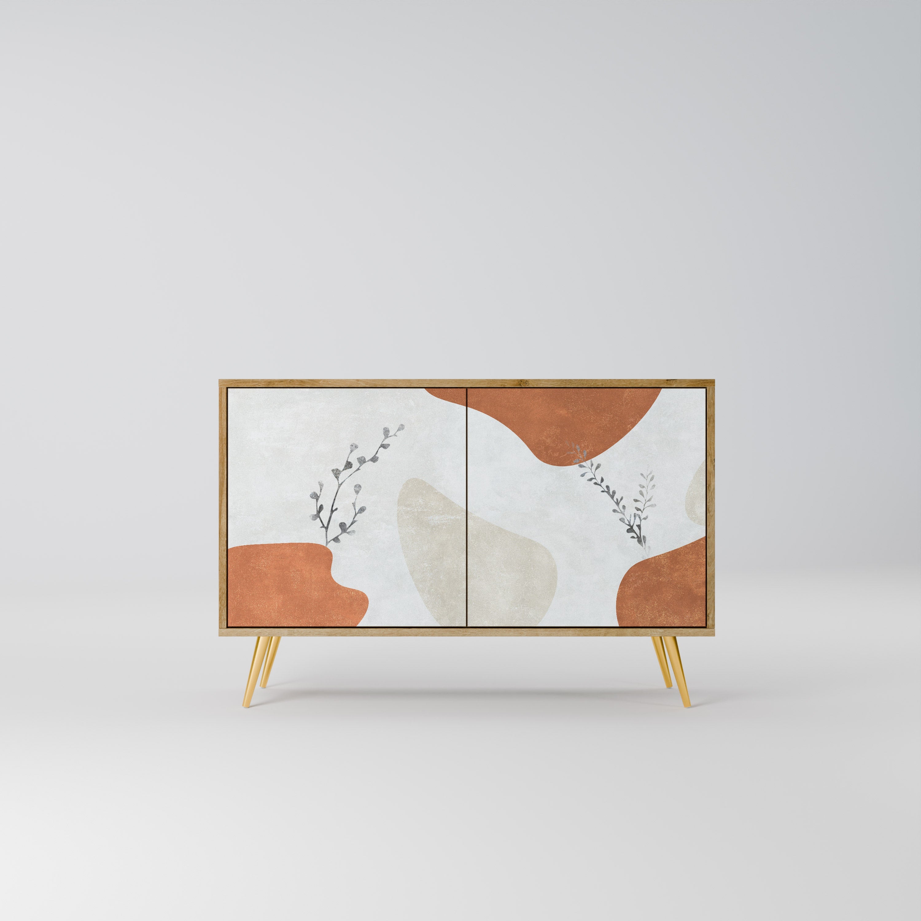 TRANQUIL TWIG 2-Door Sideboard in Oak Effect