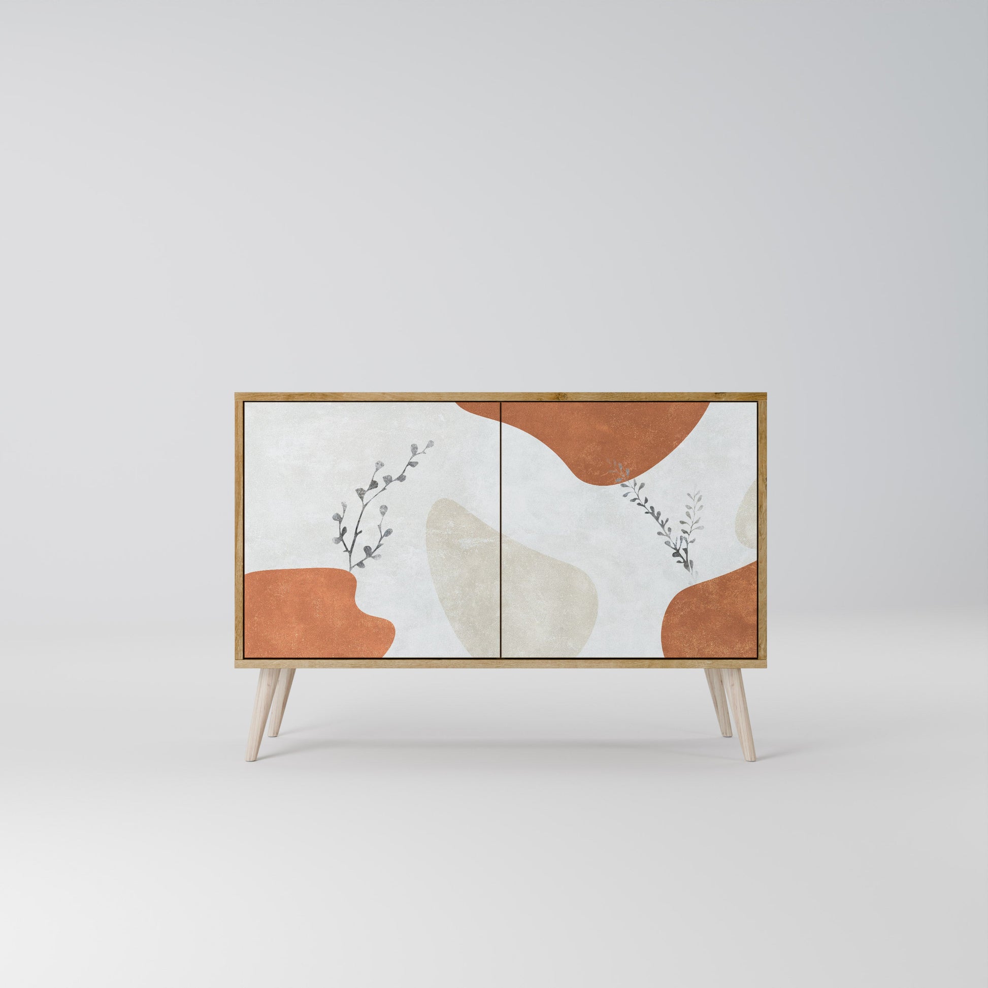 TRANQUIL TWIG 2-Door Sideboard in Oak Effect