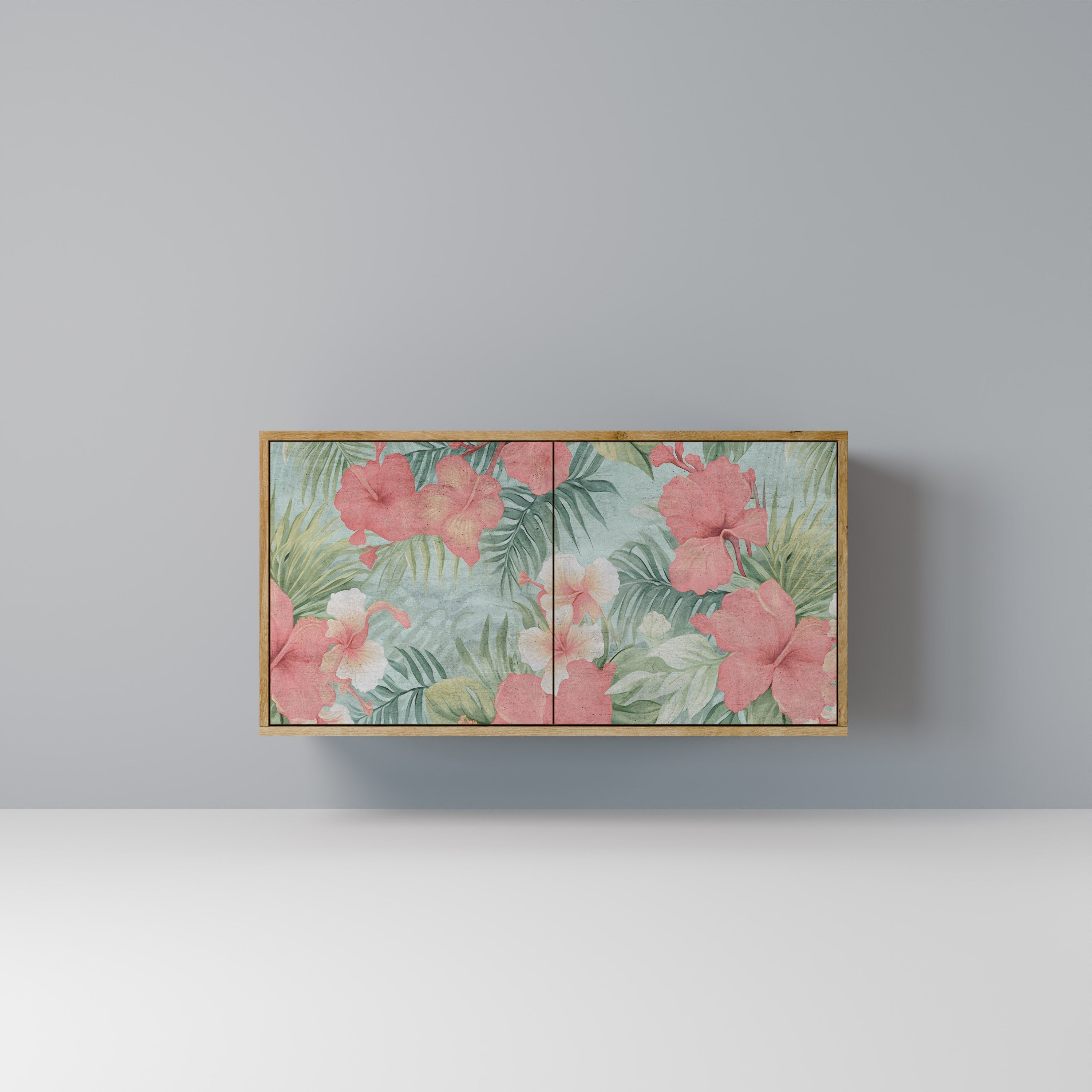 HAWAIIAN SPIRIT 2-Door Sideboard in Oak Effect