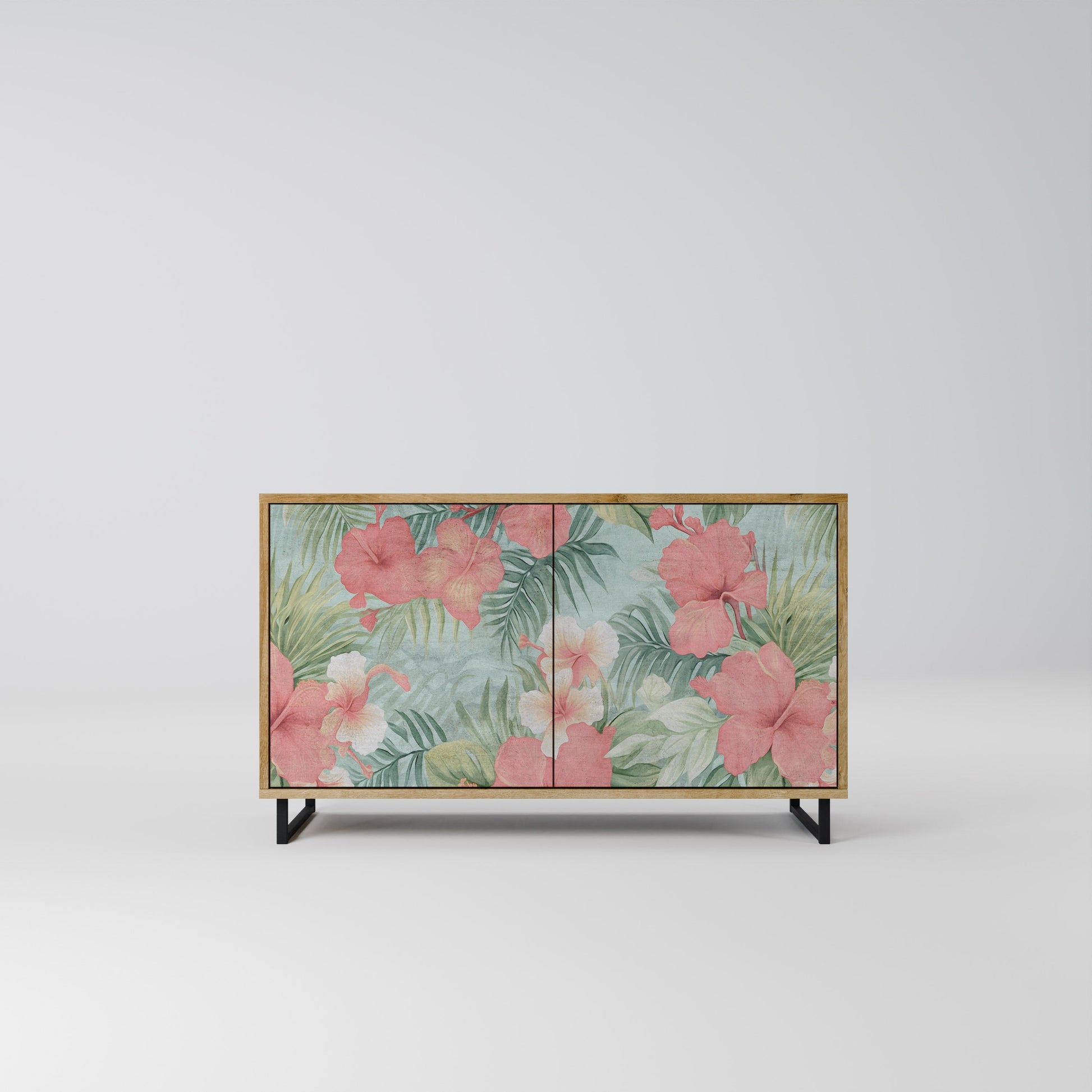 HAWAIIAN SPIRIT 2-Door Sideboard in Oak Effect