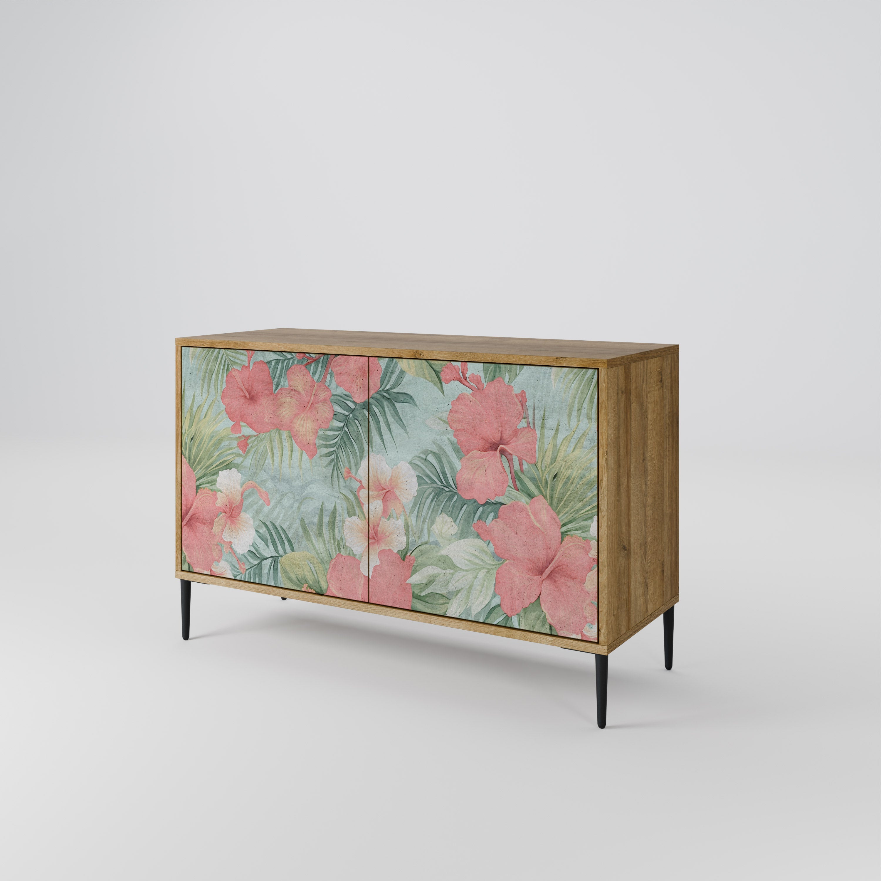 HAWAIIAN SPIRIT 2-Door Sideboard in Oak Effect