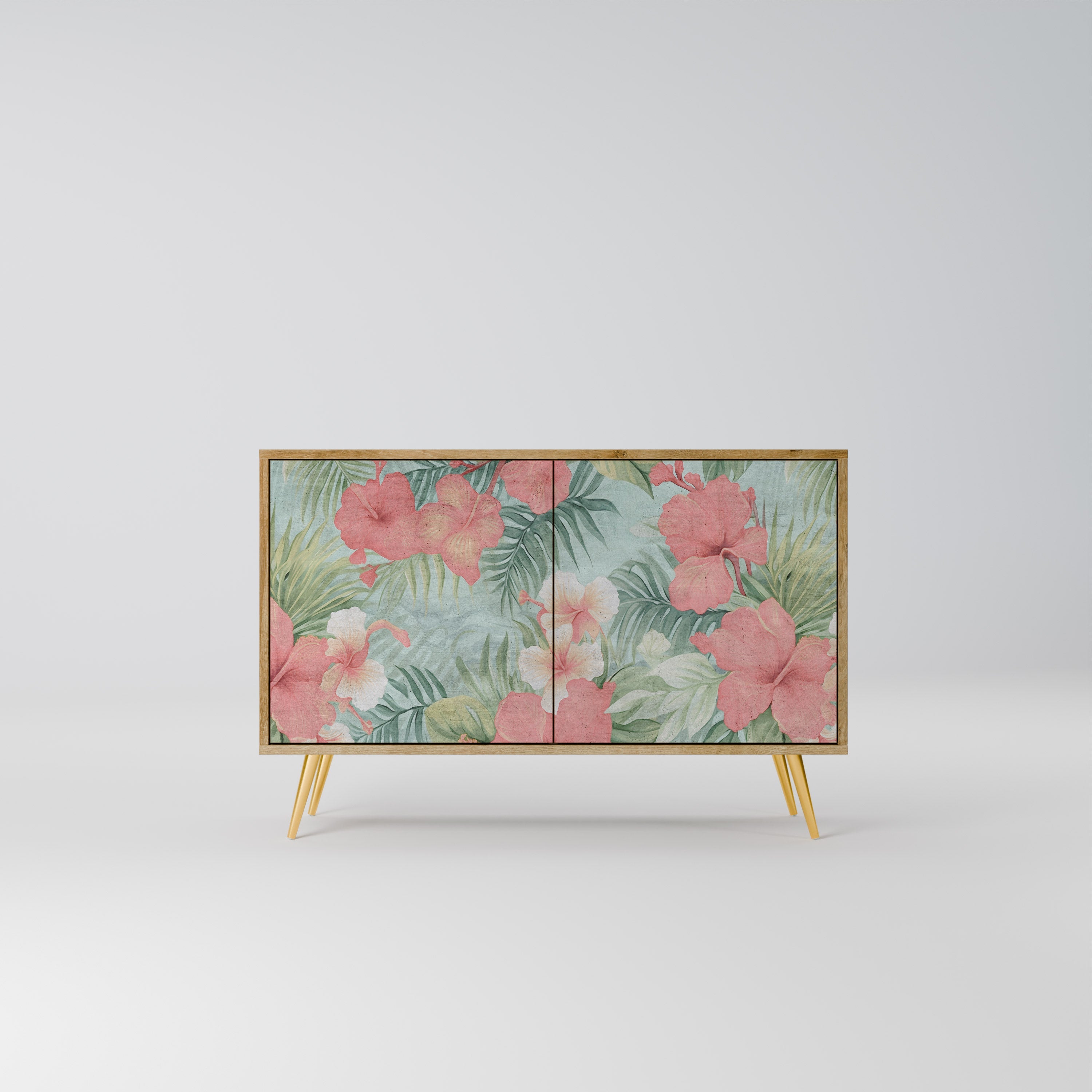 HAWAIIAN SPIRIT 2-Door Sideboard in Oak Effect