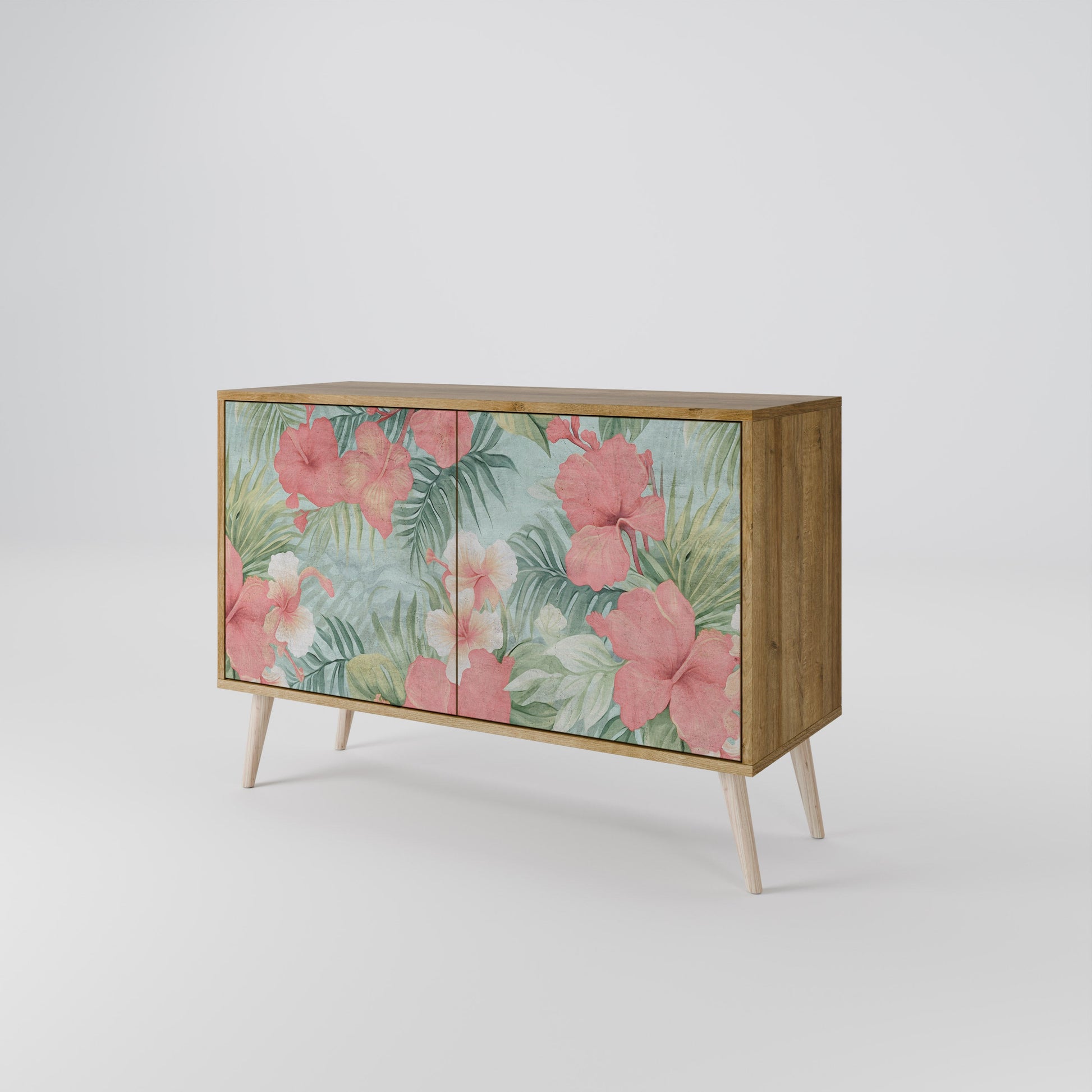 HAWAIIAN SPIRIT 2-Door Sideboard in Oak Effect