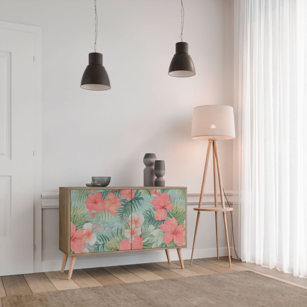 HAWAIIAN SPIRIT 2-Door Sideboard in Oak Effect
