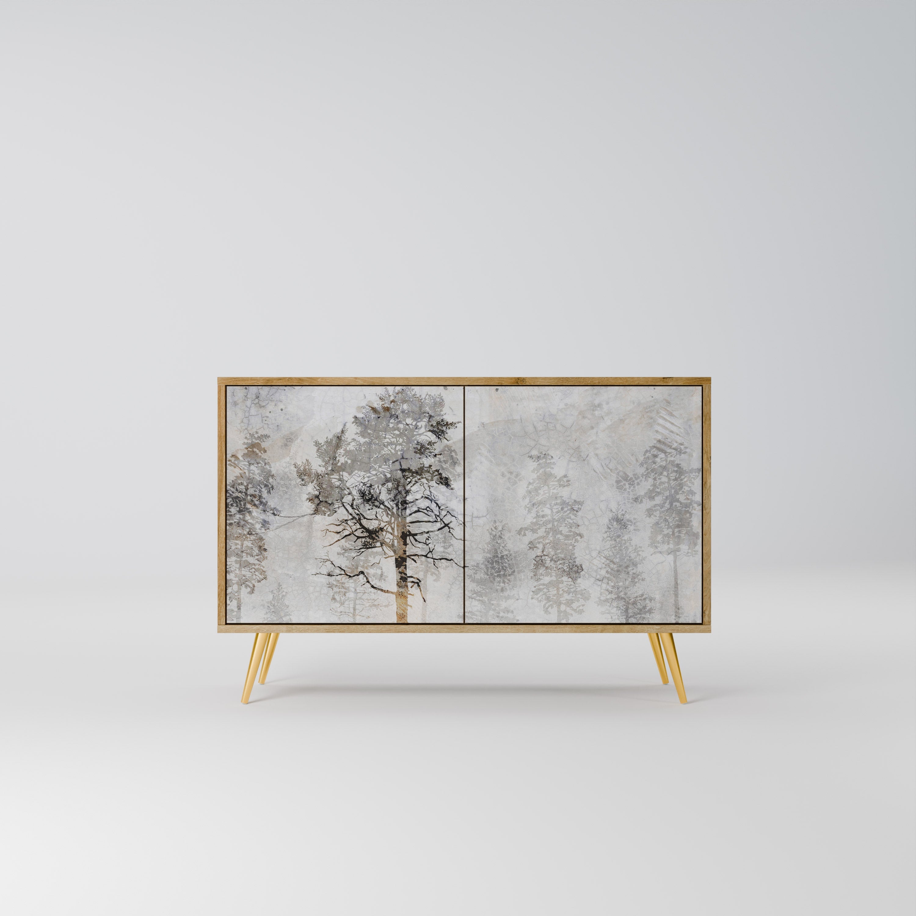 FADE IN THE TREES 2-Door Sideboard in Oak Effect