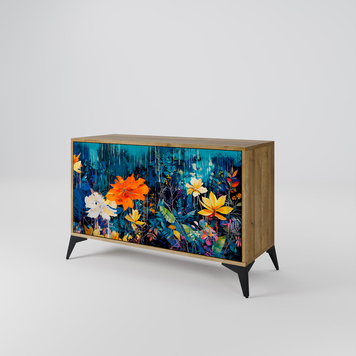 MIDNIGHT BLOSSOM 2-Door Sideboard