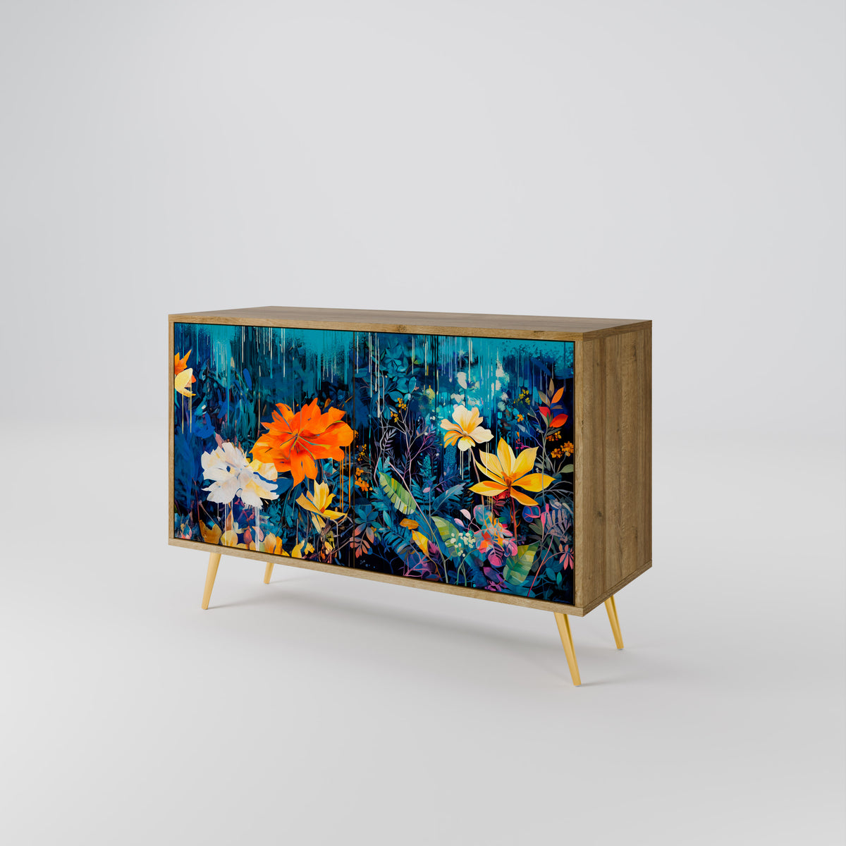 MIDNIGHT BLOSSOM 2-Door Sideboard