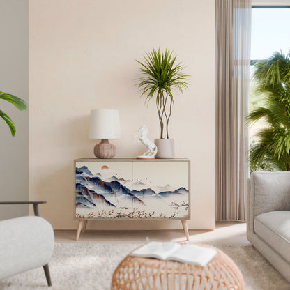 JAPANESE LANDSCAPE 2-Door Sideboard