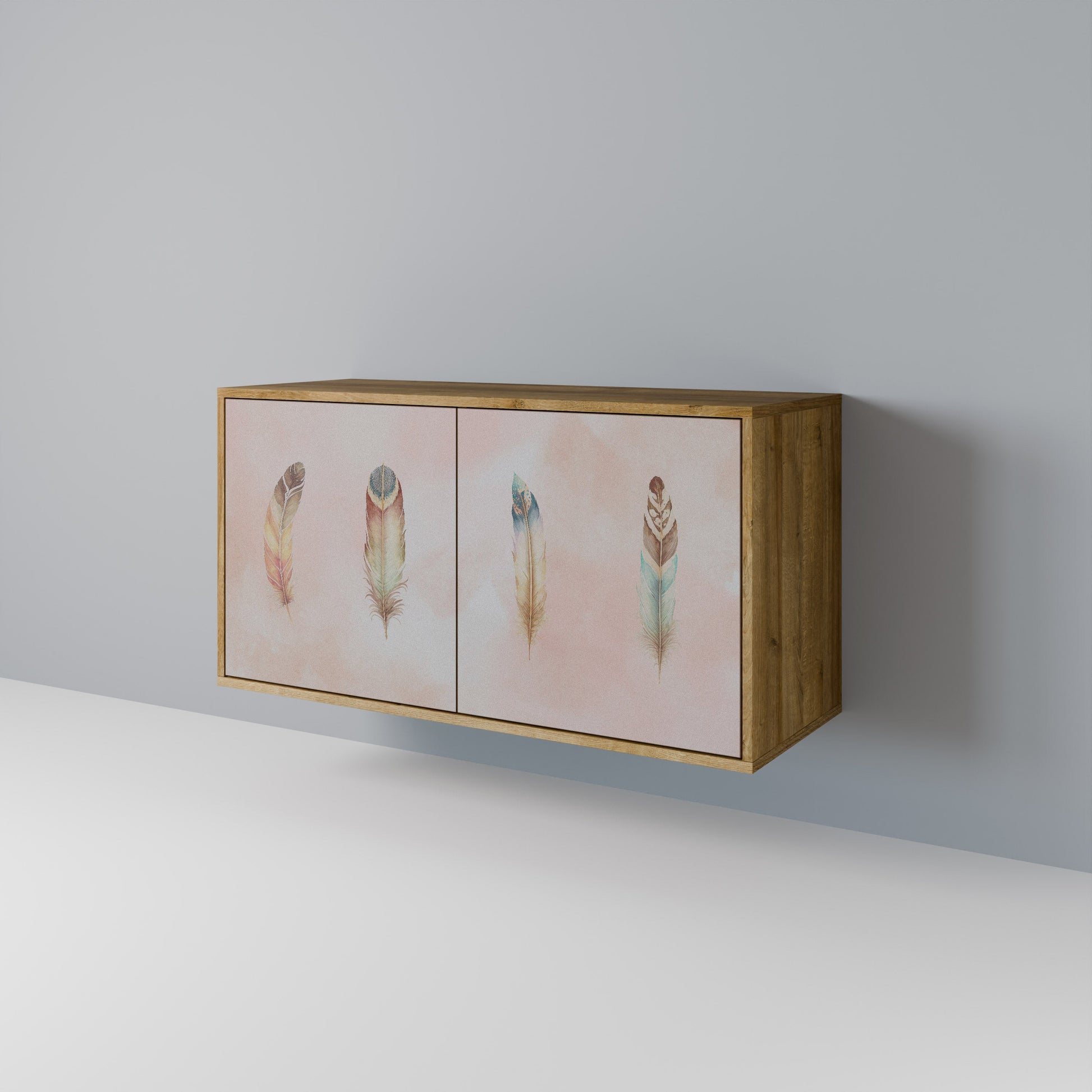 THE DELIQUESCE 2-Door Sideboard in Oak Effect