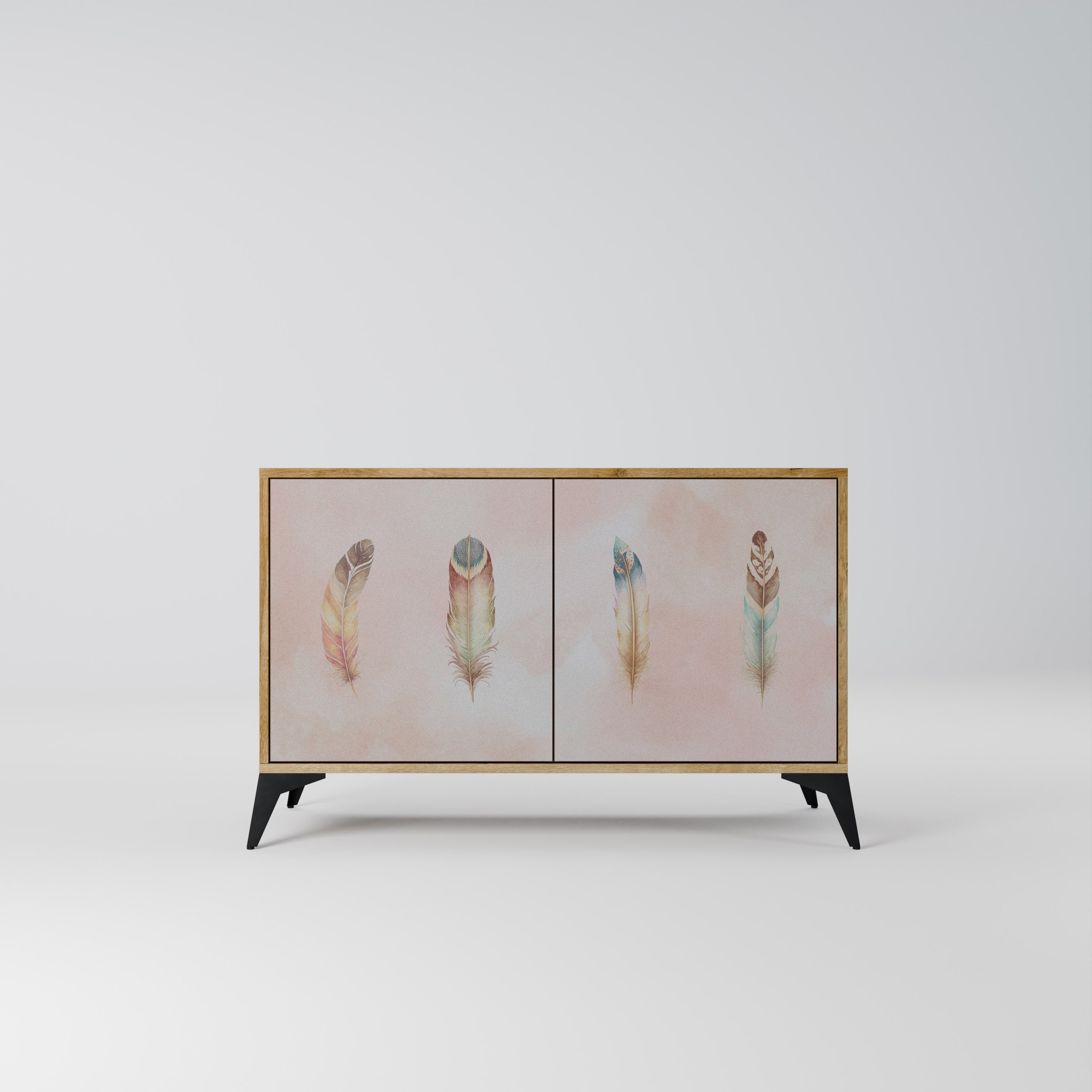 THE DELIQUESCE 2-Door Sideboard in Oak Effect