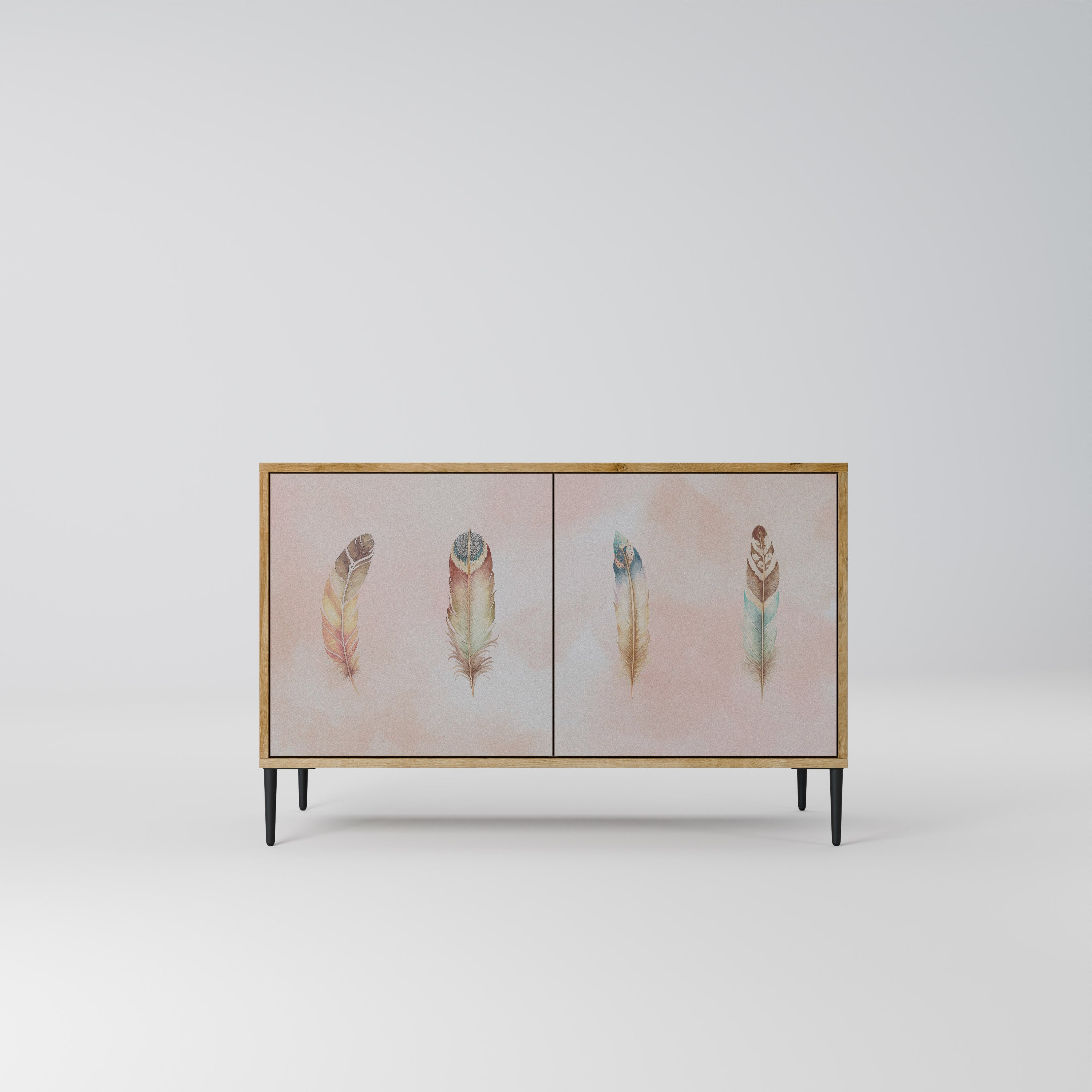 THE DELIQUESCE 2-Door Sideboard in Oak Effect