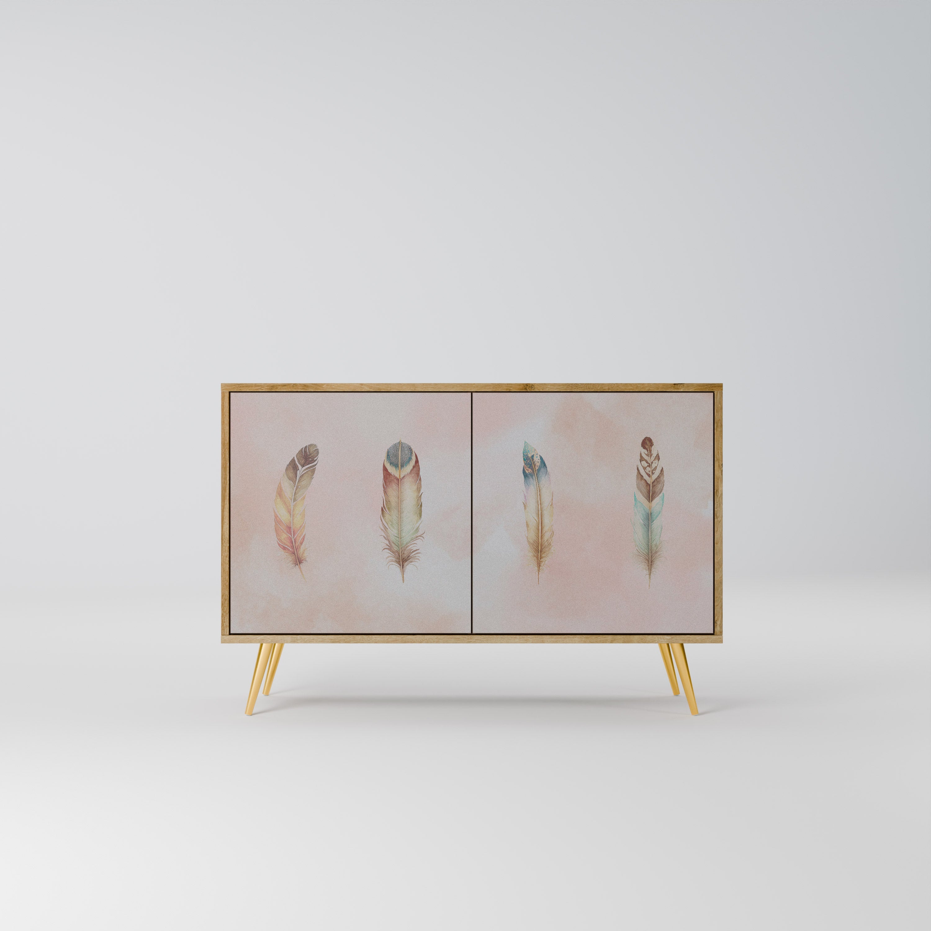 THE DELIQUESCE 2-Door Sideboard in Oak Effect