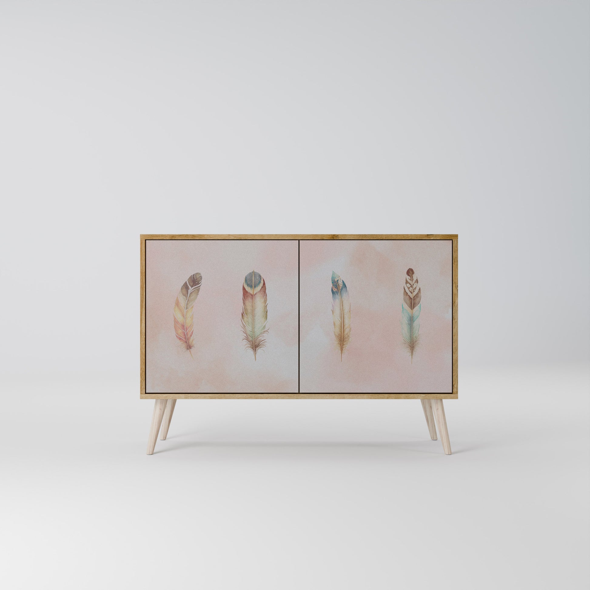THE DELIQUESCE 2-Door Sideboard in Oak Effect
