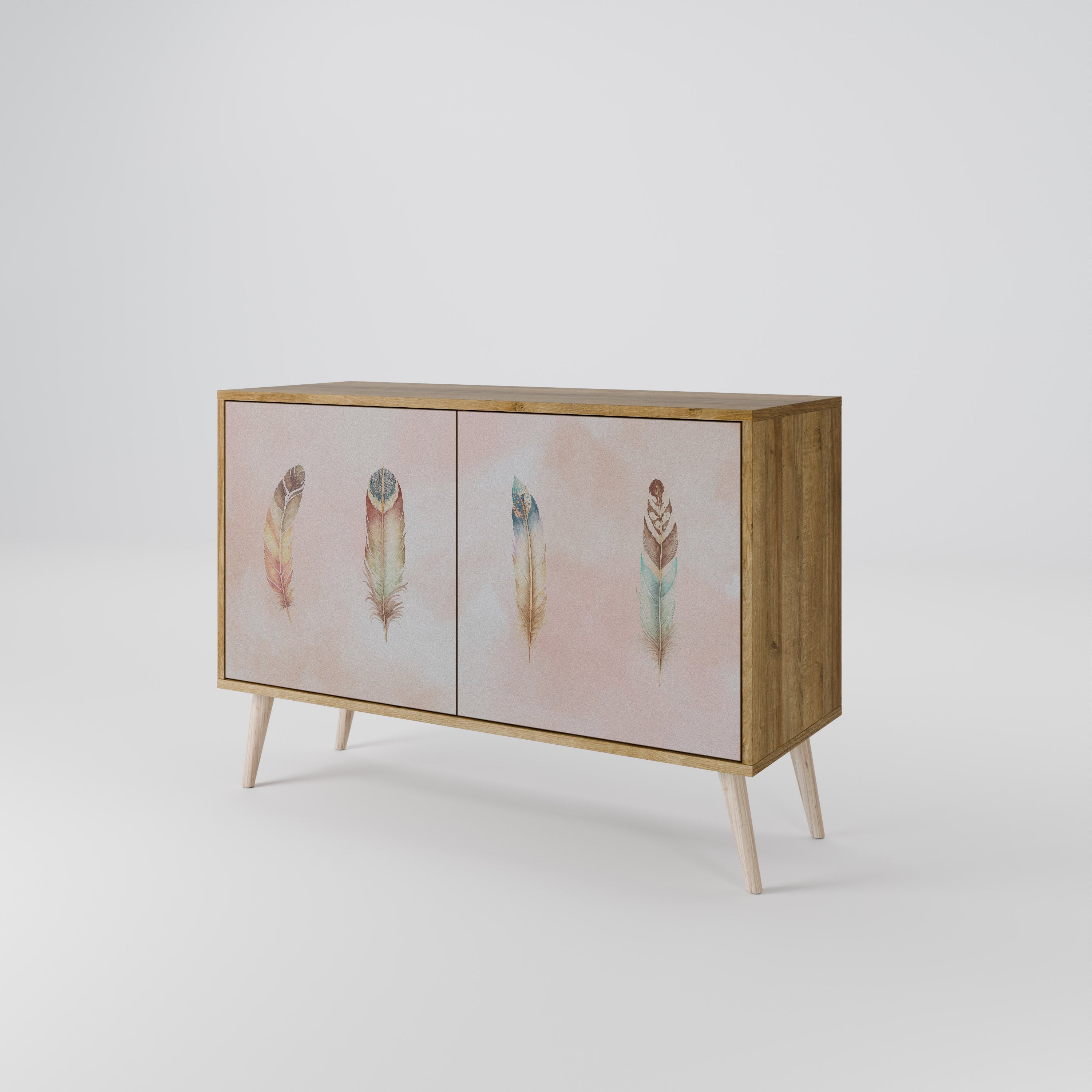 THE DELIQUESCE 2-Door Sideboard in Oak Effect