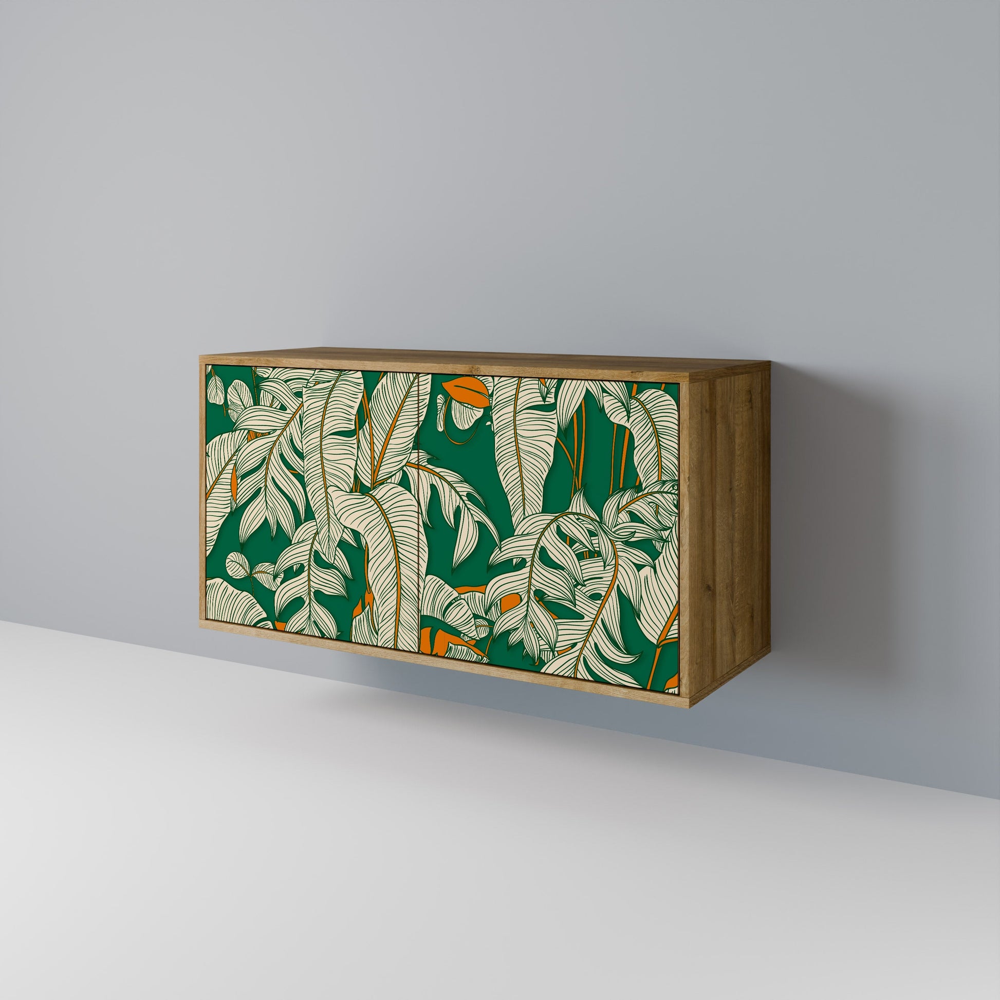 VERDANT PLEASURES 2-Door Sideboard in Oak Effect