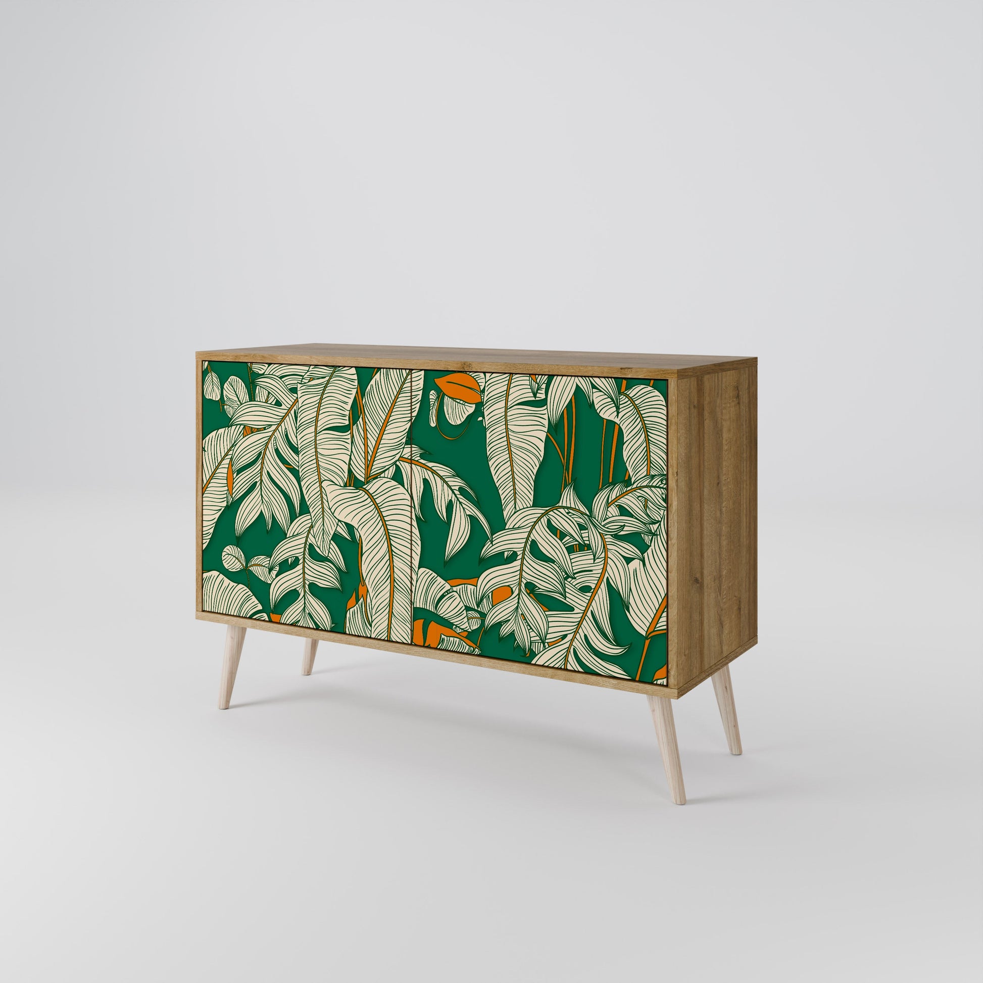 VERDANT PLEASURES 2-Door Sideboard in Oak Effect